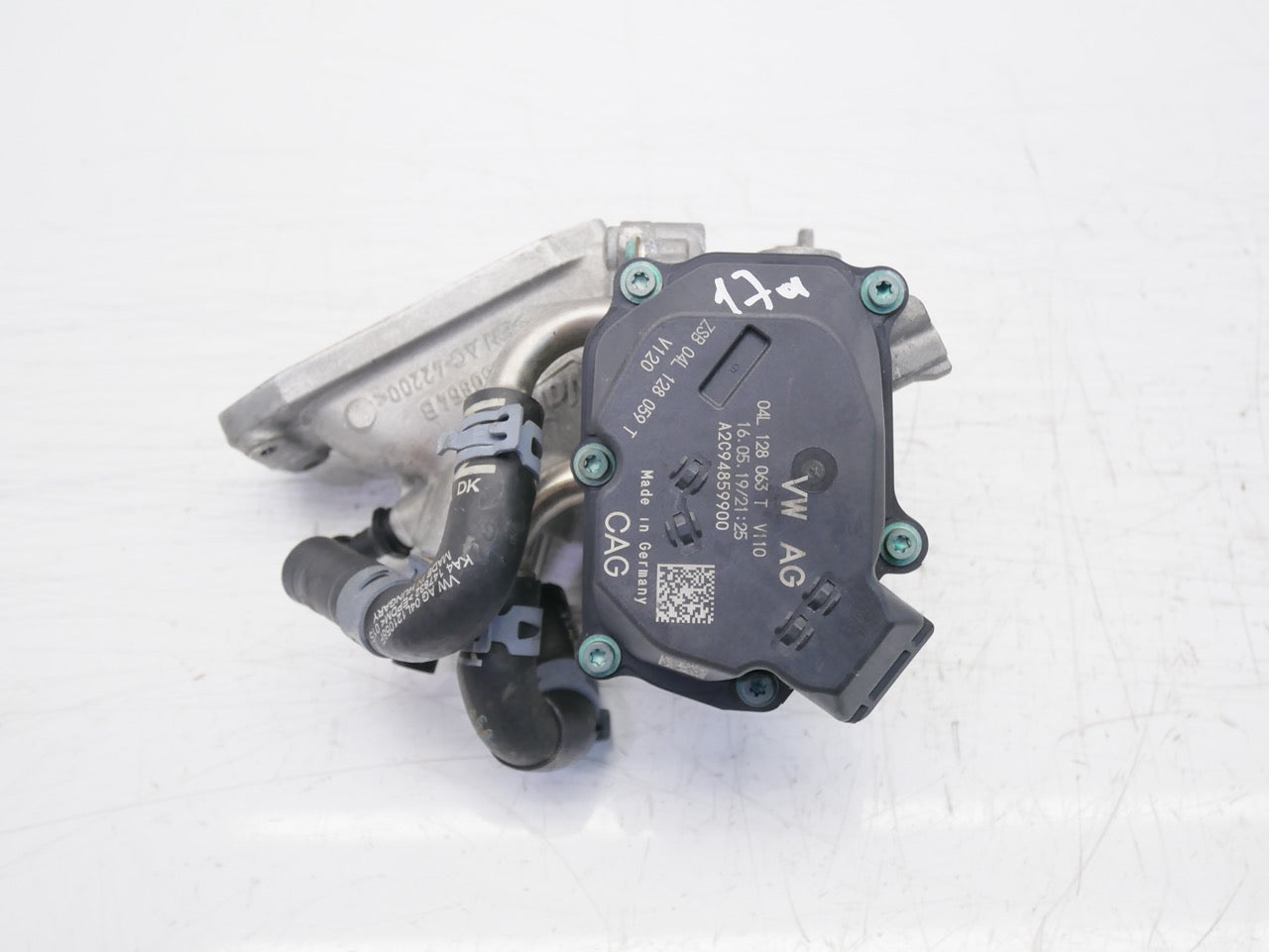 Válvula de estrangulación – Audi Seat Skoda Volkswagen 2,0 TDI CRLB CRL 04L128063T 04L128637B