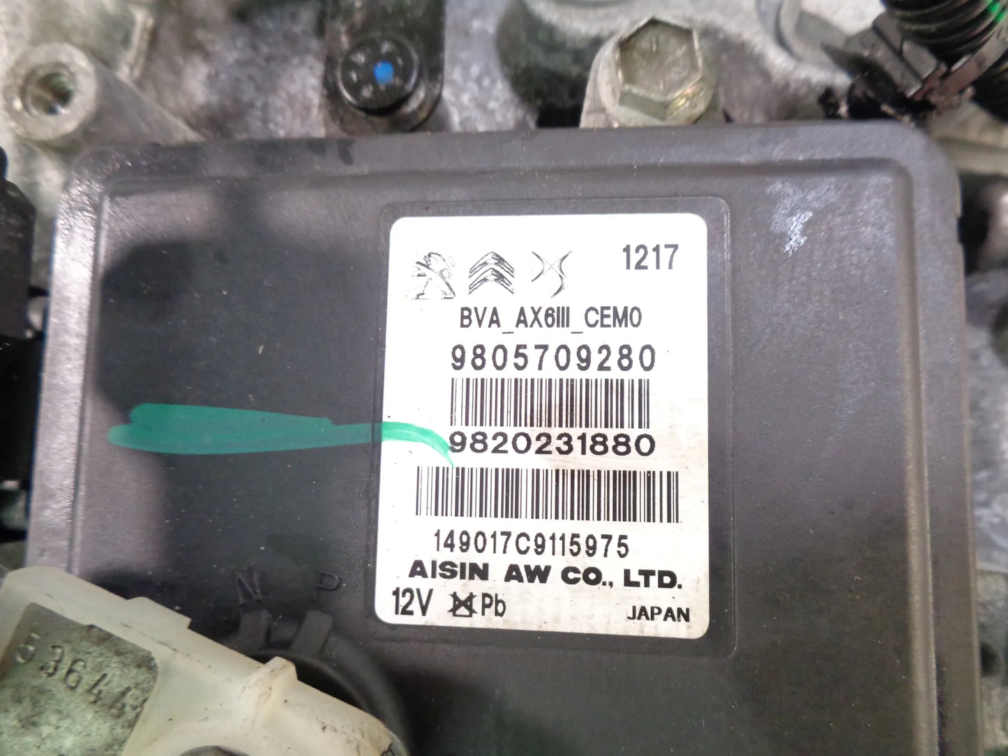 Transmisión automática Peugeot 3008 SUV 1.6 THP 5GZ EP6FDT 9820231880 GE53 GE33