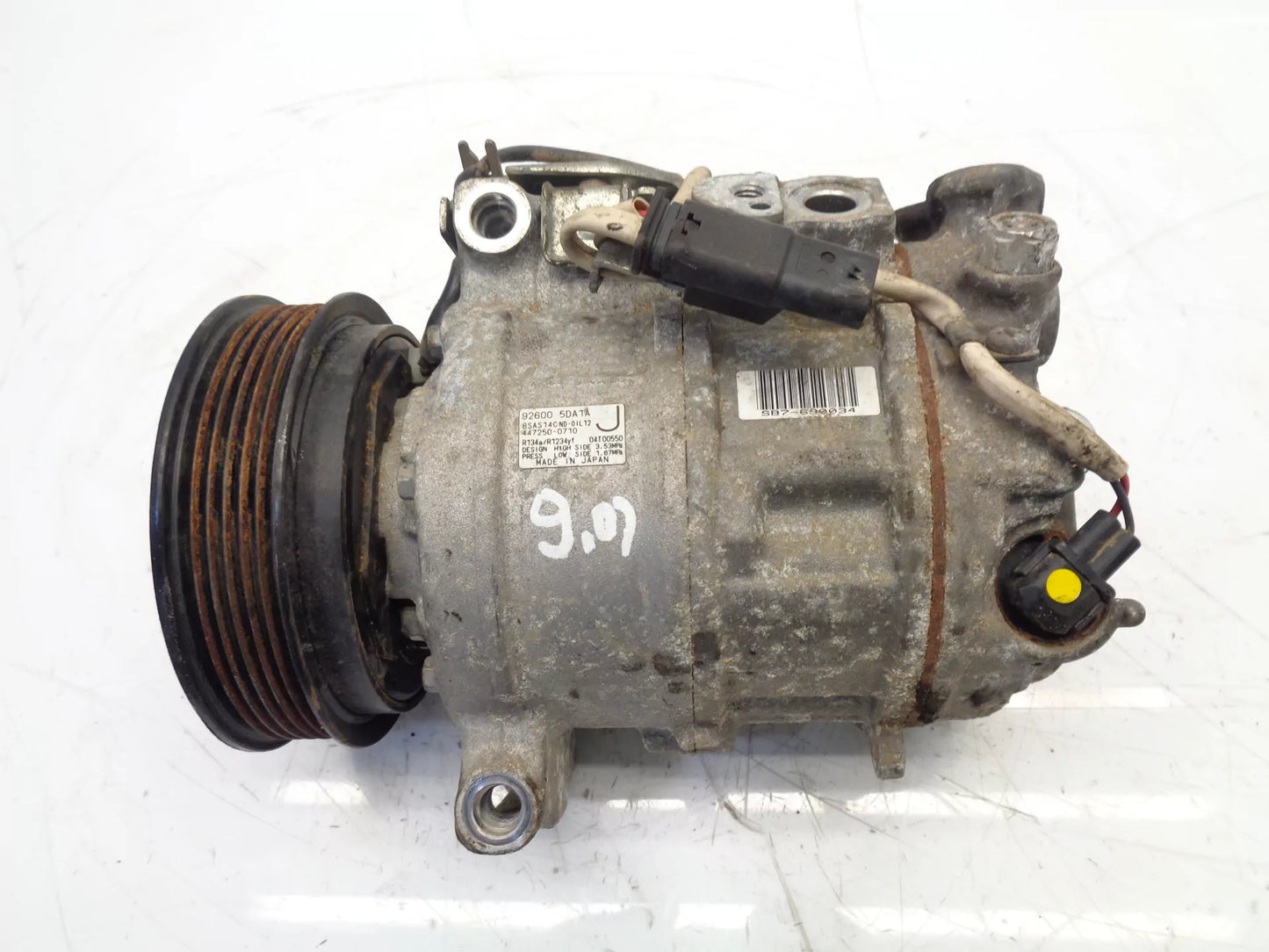 Compresor aire acondicionado Infiniti Q30 1,5 D Diesel K9K K9K480 447250-0710