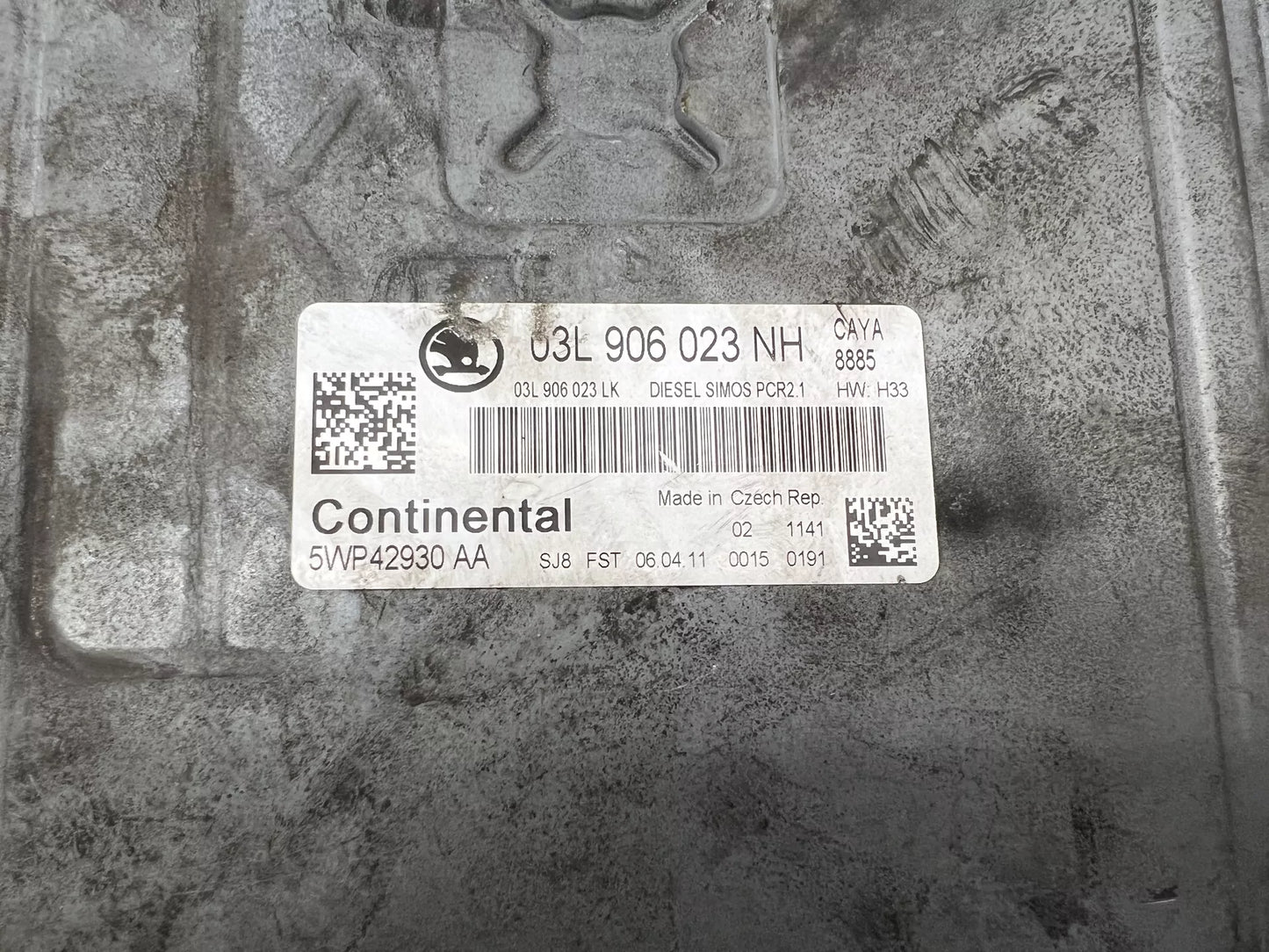 Centralita Skoda Fabia 1,6 TDI Diesel CAYA CAY 03L906023NH