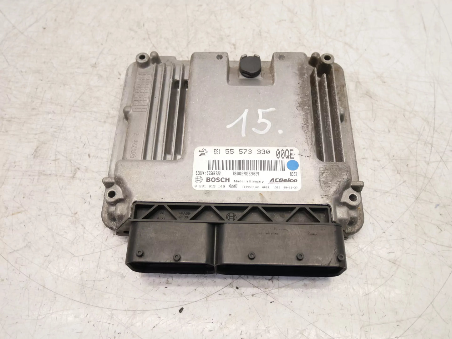 Unidad de control Opel Vauxhall 2,0 CDTI Diesel A20DTH A20 55573330 0281015149