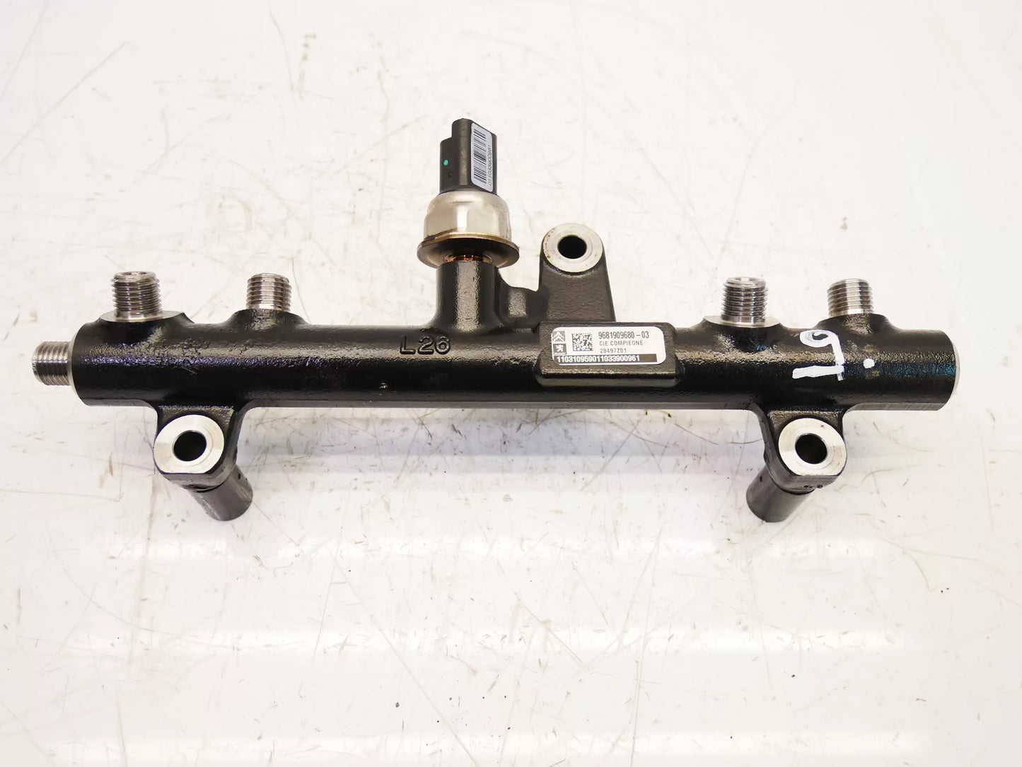 Rampa inyectora Peugeot 2,0 HDI Diesel RHE DW10CTED4 9681909680