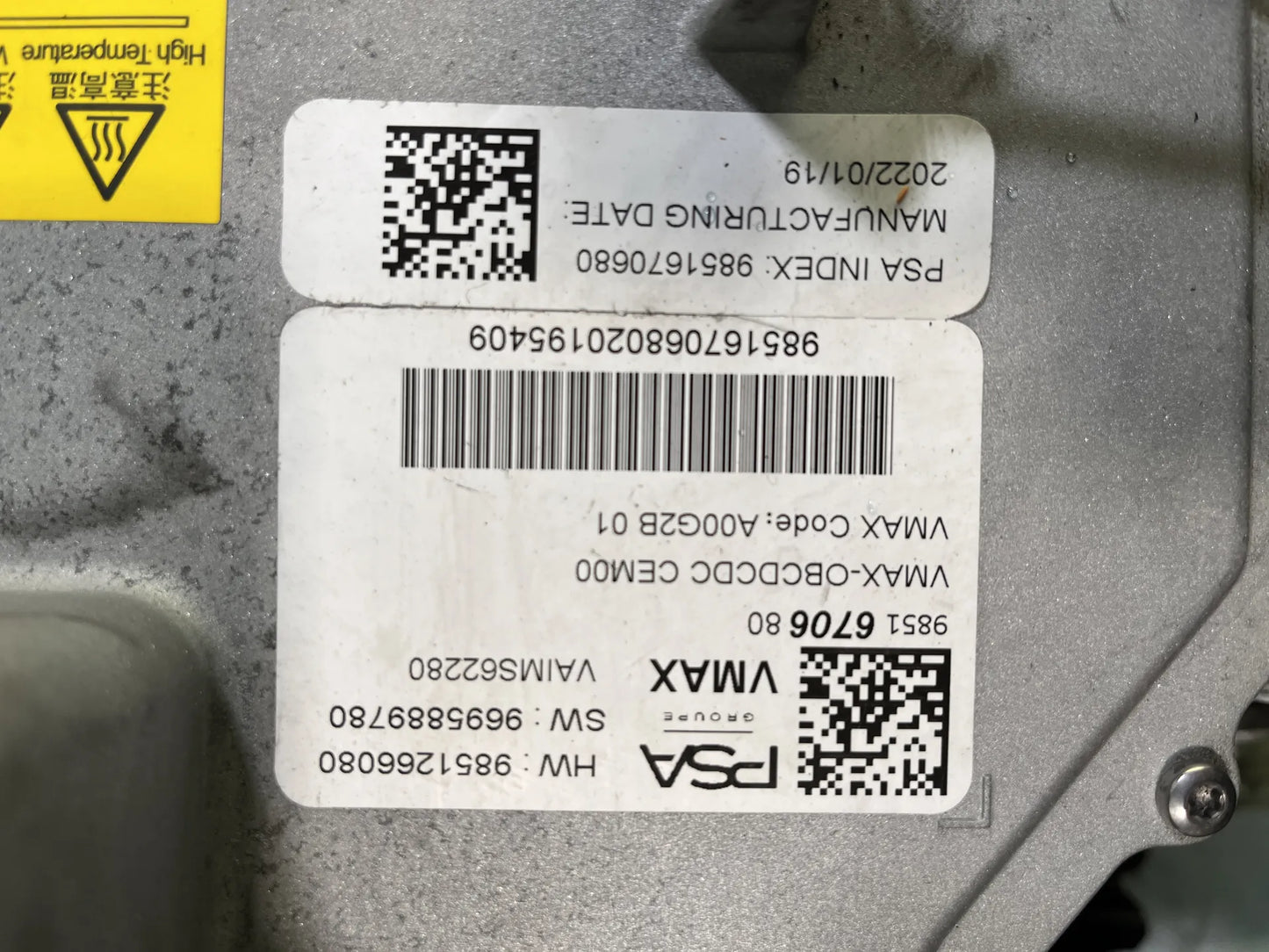 Inverter Opel Vauxhall Corsa F Corsa-e ZKX ZK01 9851266080 9695889780