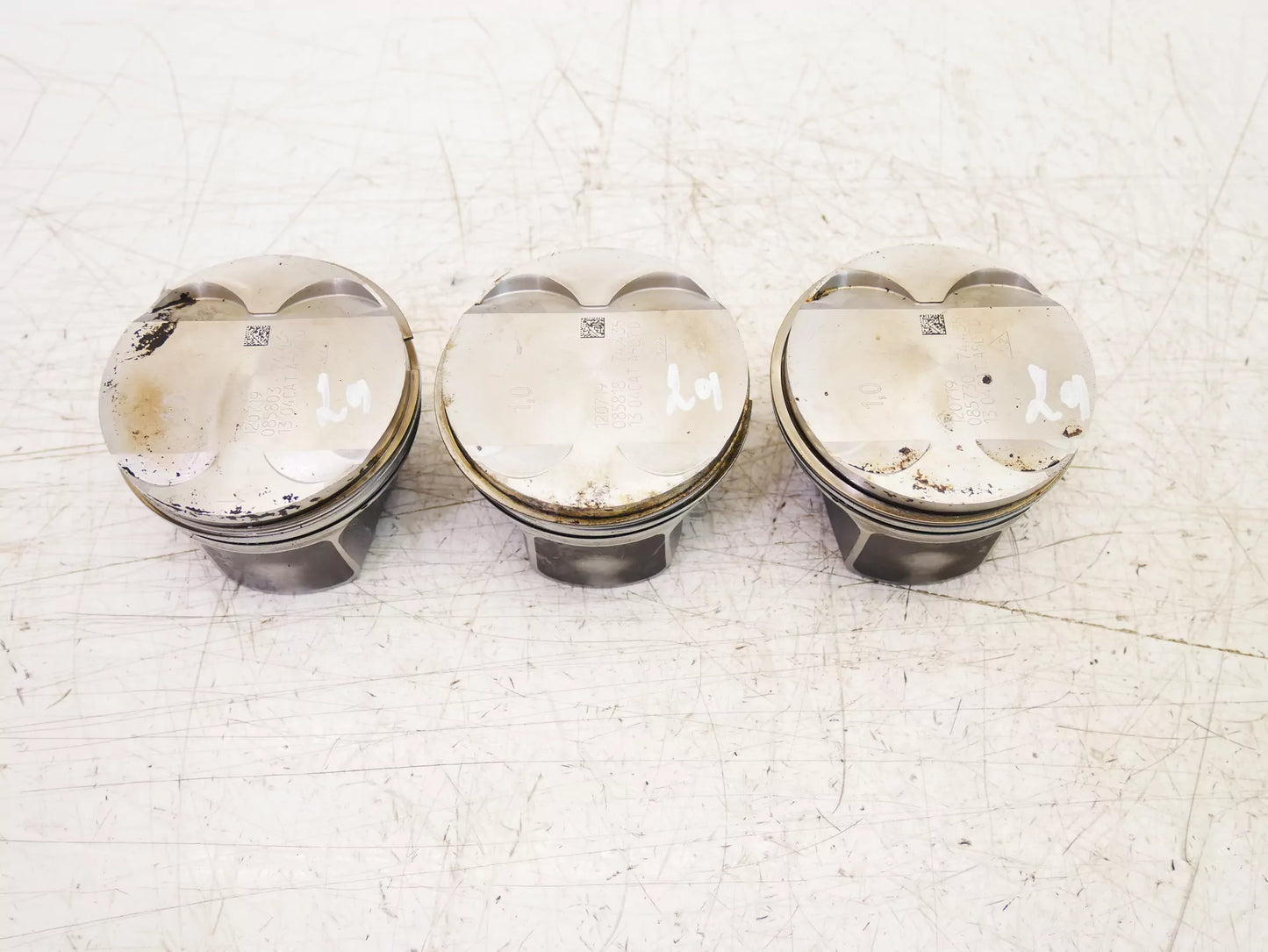 pistones Volkswagen Audi Seat Polo Ibiza A1 1.0 TSI DKLA 0757AA 3 unidades