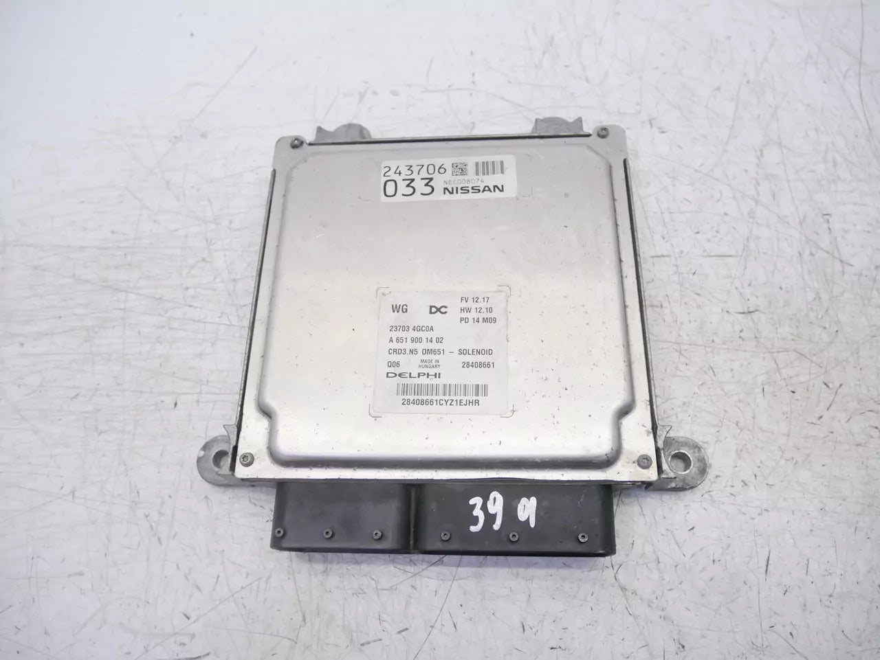 Unidad de control Infiniti Mercedes-Benz 2,2 D OM 651.970 651.930 A6519001402