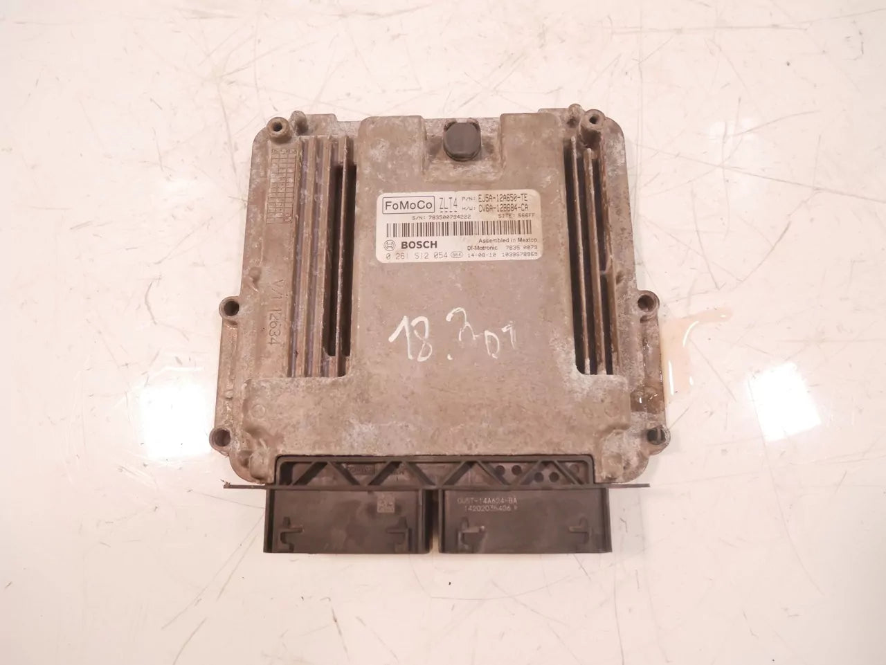 Unidad de control Ford 1.6 EcoBoost gasolina JQDA EJ5A-12A650-TE