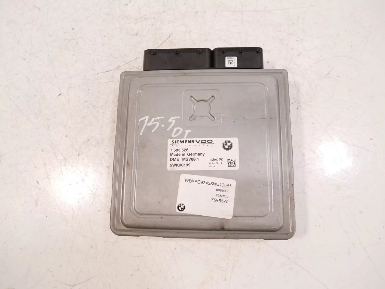 Unidad de control BMW 3,0 xDrive 30 i N52B30A N52 N52K 7583526