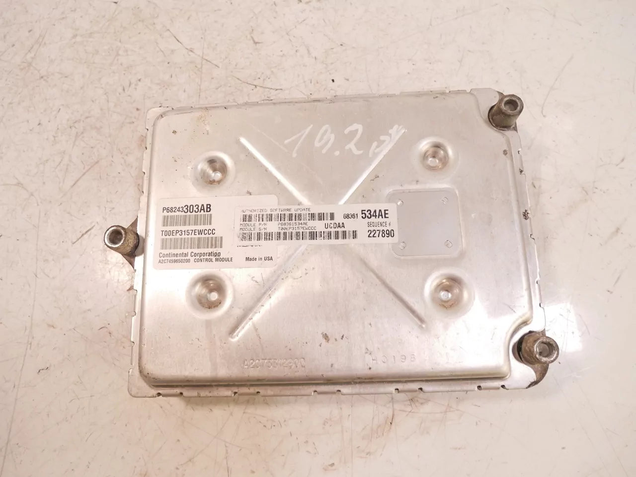 Unidad de control Dodge 5,7 Hemi EZH P68361534AE