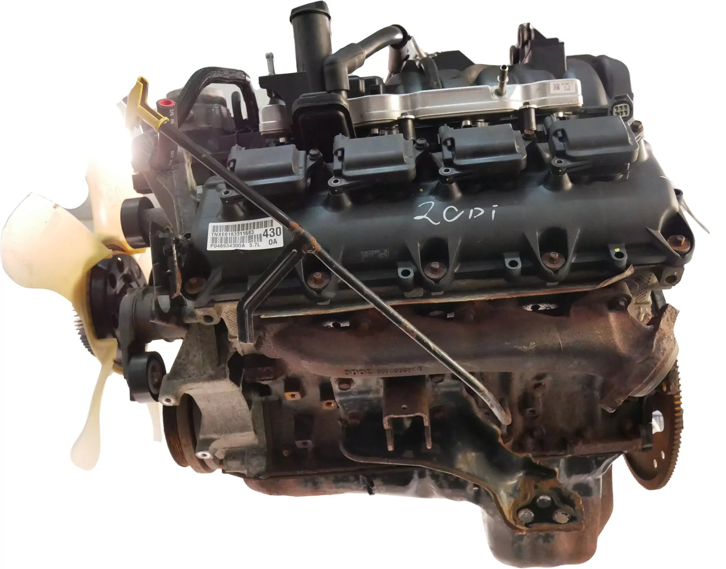 Motor Dodge Ram 1500 2500 5.7 gasolina Hemi V8 EZH