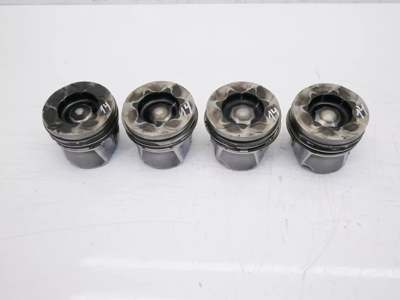 4 pistones Opel Vauxhall Astra Mokka 1,6 CDTi B16DTU B16 LWV 0687776302