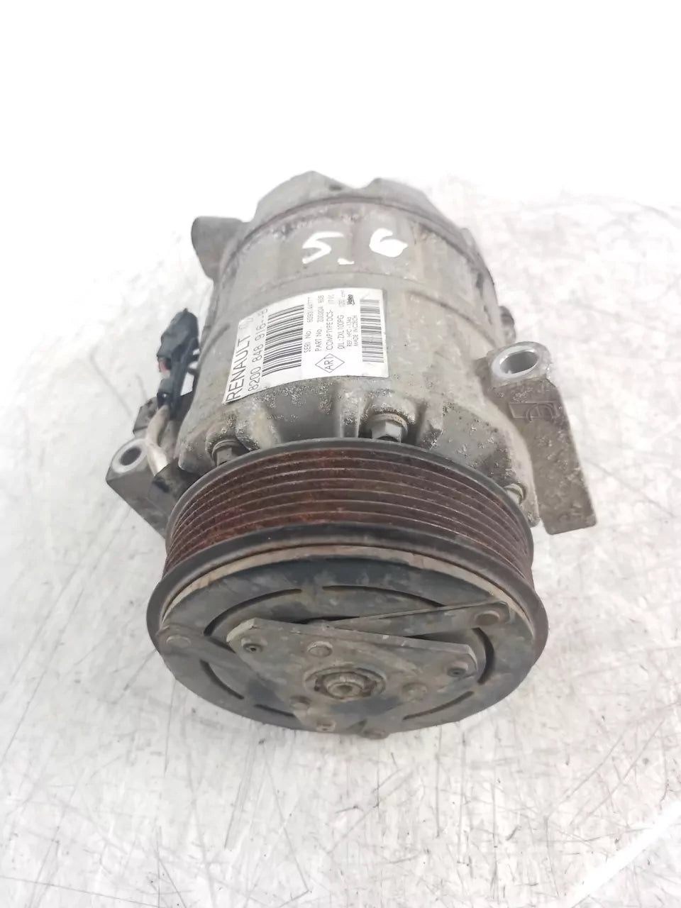 Compresor de aire acondicionado Fiat Nissan Renault 1.6 D DCI CDTI R9M413 R9M 8200848916