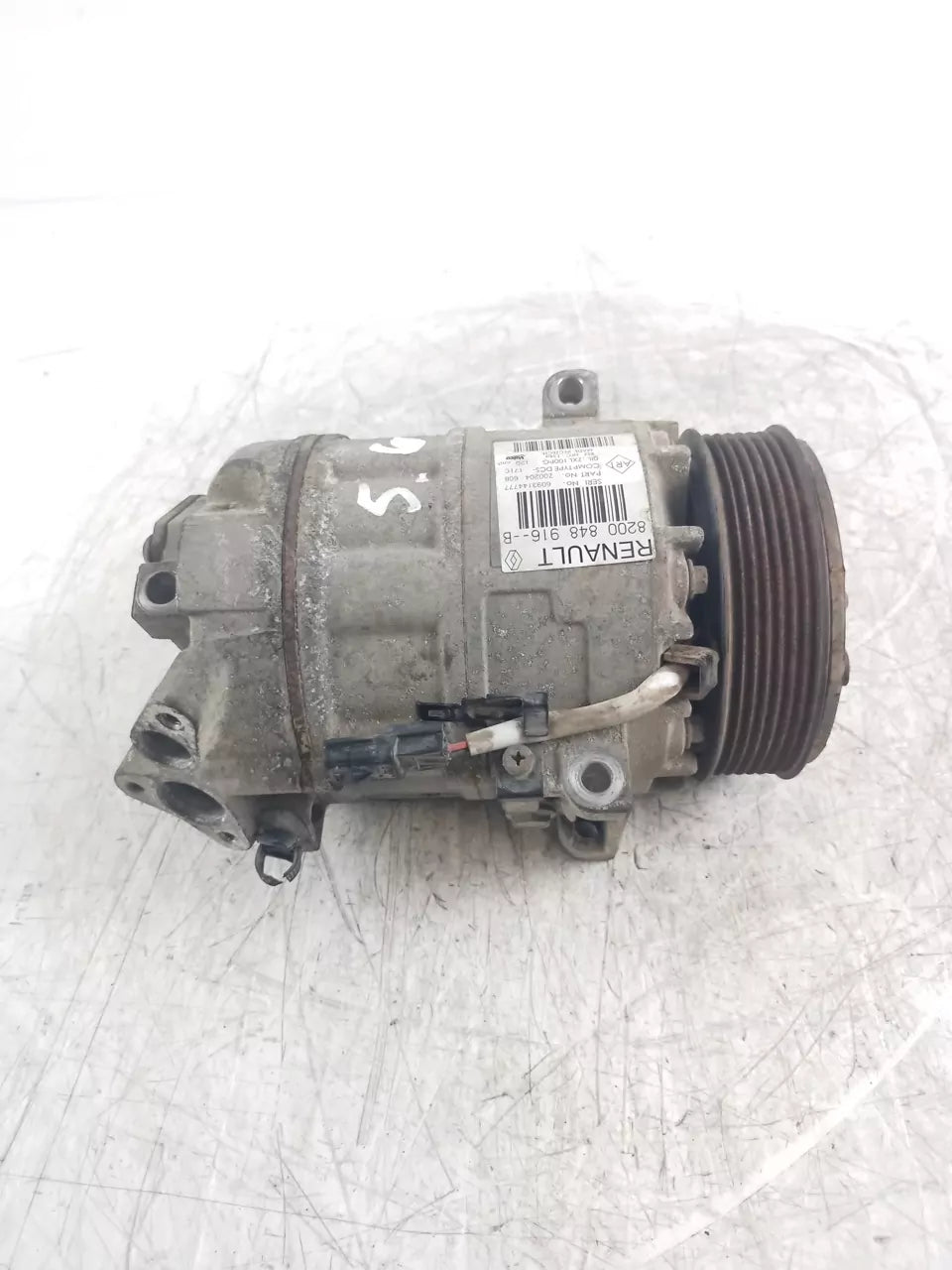 Compresor de aire acondicionado Fiat Nissan Renault 1.6 D DCI CDTI R9M413 R9M 8200848916
