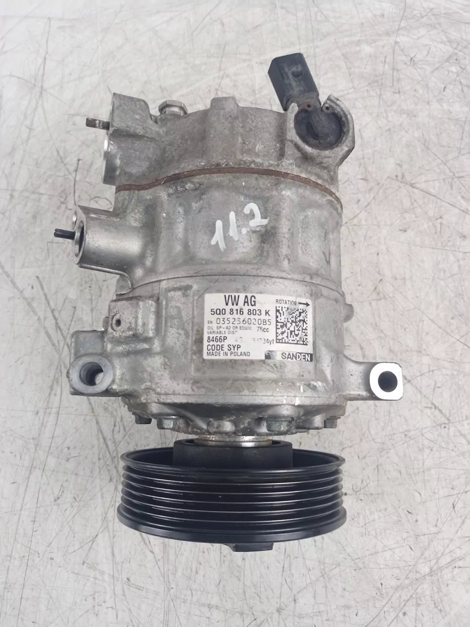 Compresor de aire acondicionado Seat Ateca KH7 2.0 TDI DFFA DFF 5Q0816803K