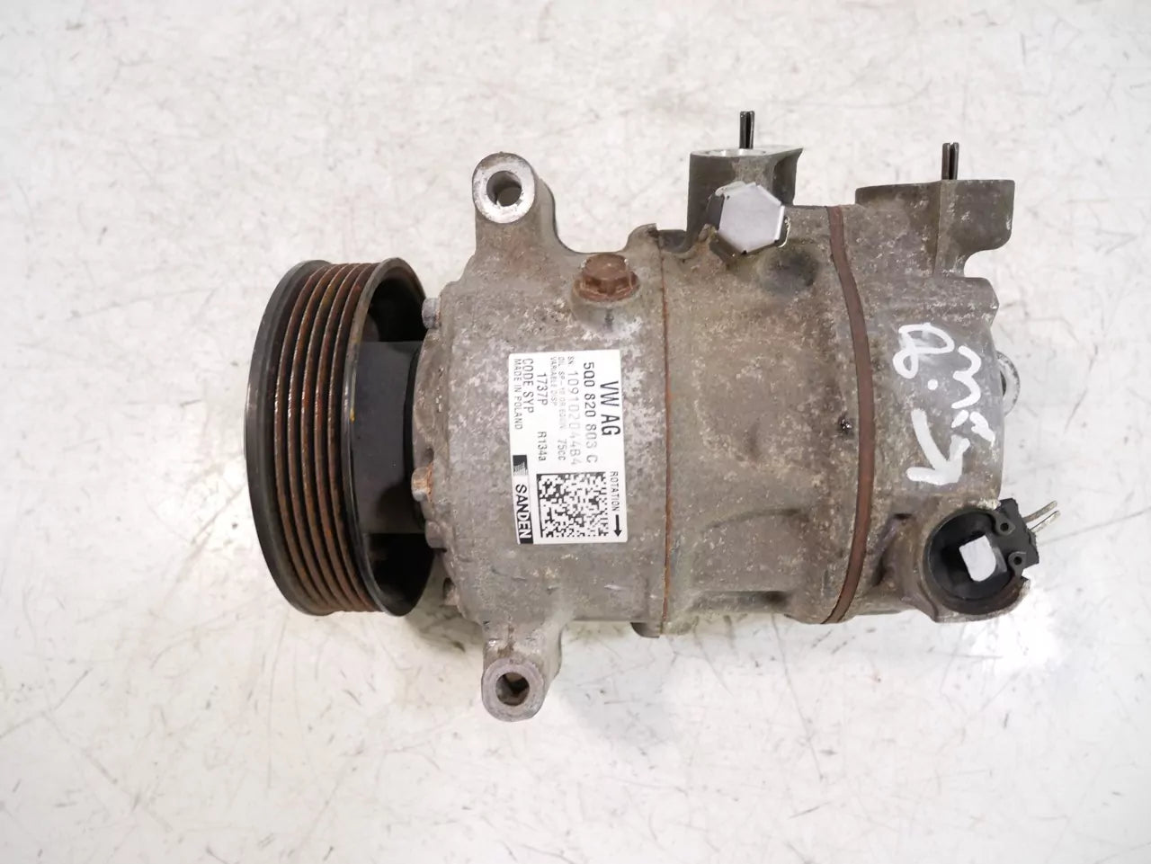 Compresor de aire acondicionado Audi Seat Skoda Volkswagen 1,2 TSI CBZB CBZ 5Q0820803C