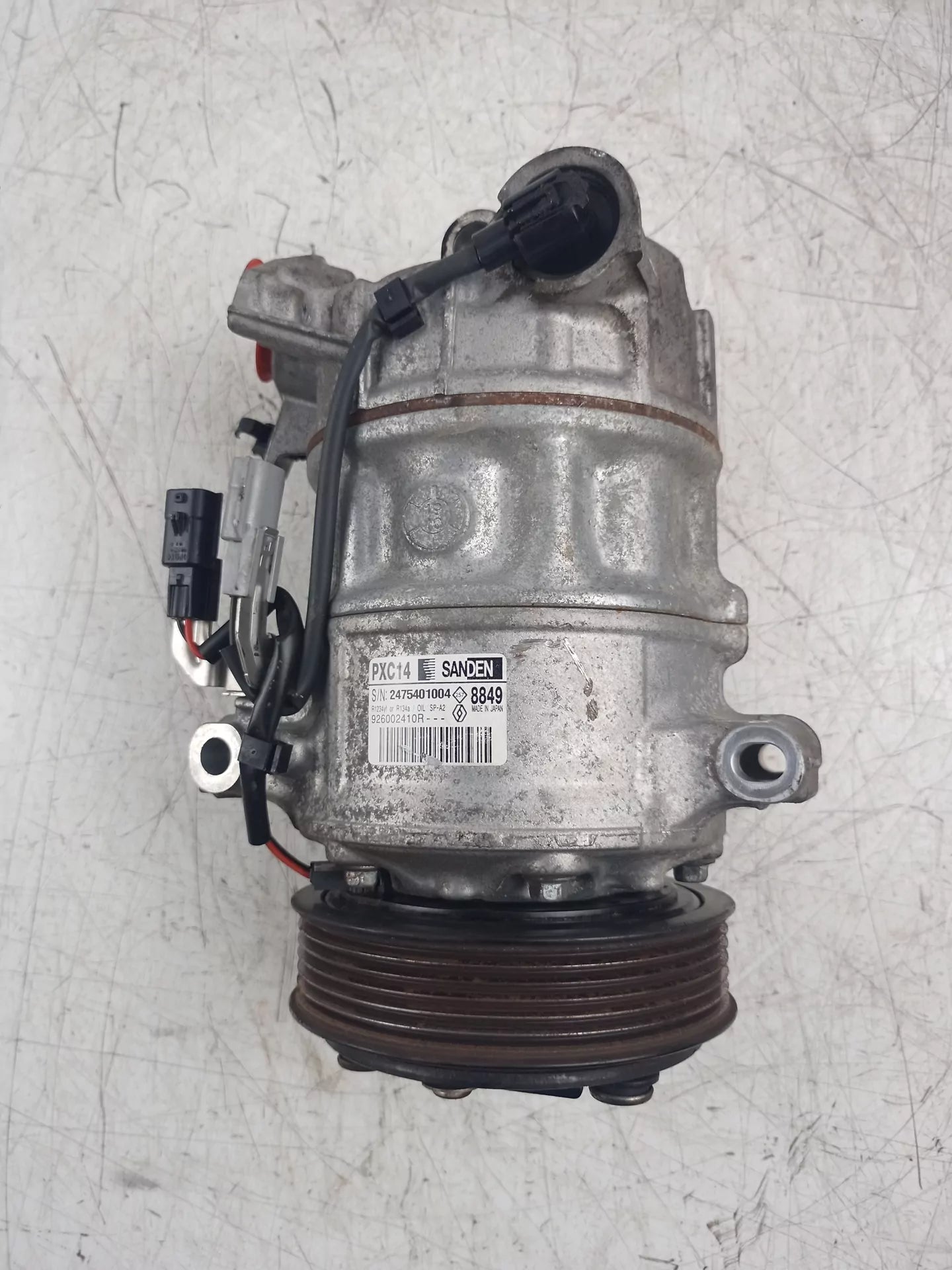 Compresor de aire acondicionado Dacia Nissan Renault 1,5 dCi K9K872 K9K OM608.915 247501004