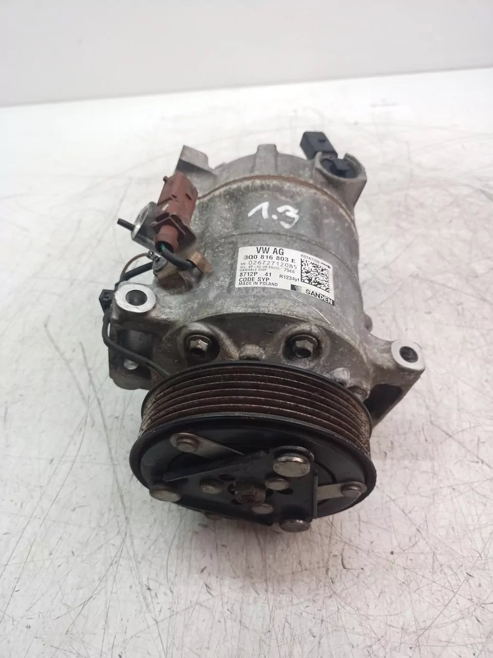Compresor de aire acondicionado Audi Seat Skoda Volkswagen Arteon A3 2.0 TDI DTUA DTU 3Q0816803E
