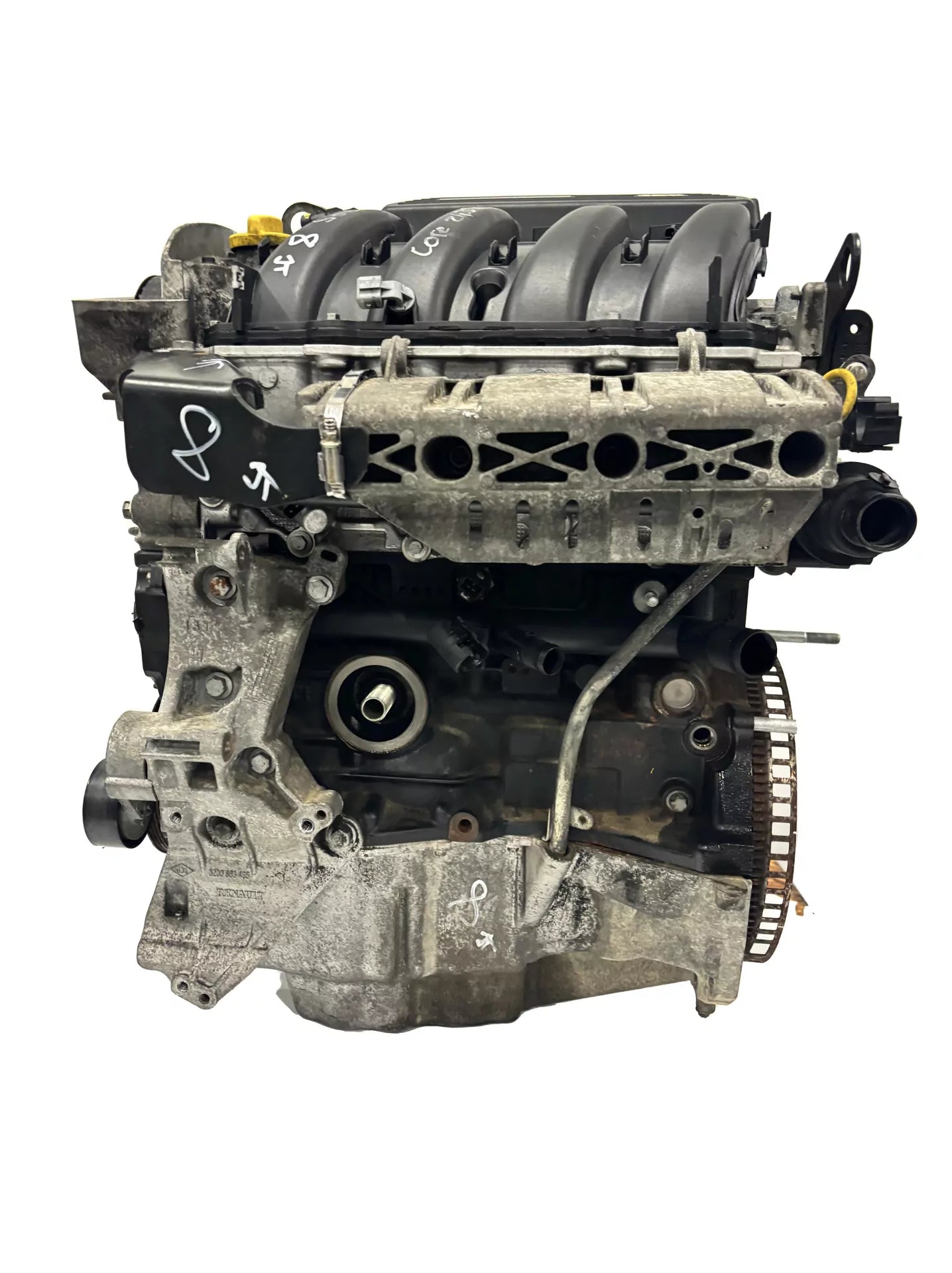 Motor Renault 1,6 16V gasolina K4M831 K4M 7701478189