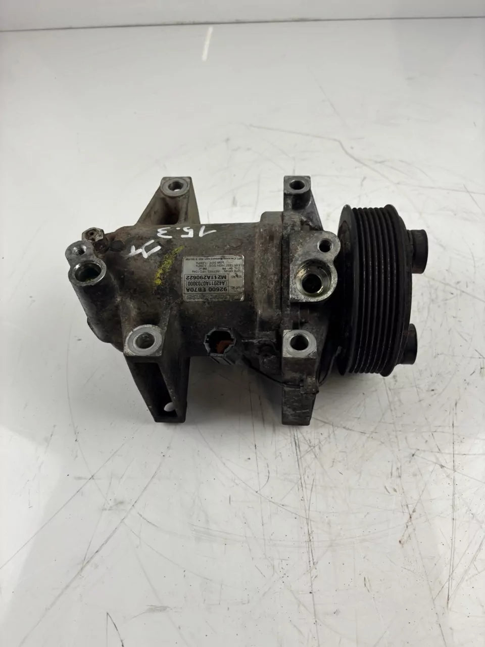 Compresor de aire acondicionado Nissan Navara NP300 2,5 dCi YD25 YD25DDTI 92600EB70A