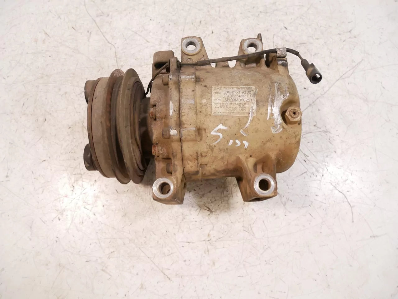 Compresor de aire acondicionado Isuzu 2,5 DiTD Diesel 4JK1 4JK1-TC 8980839230