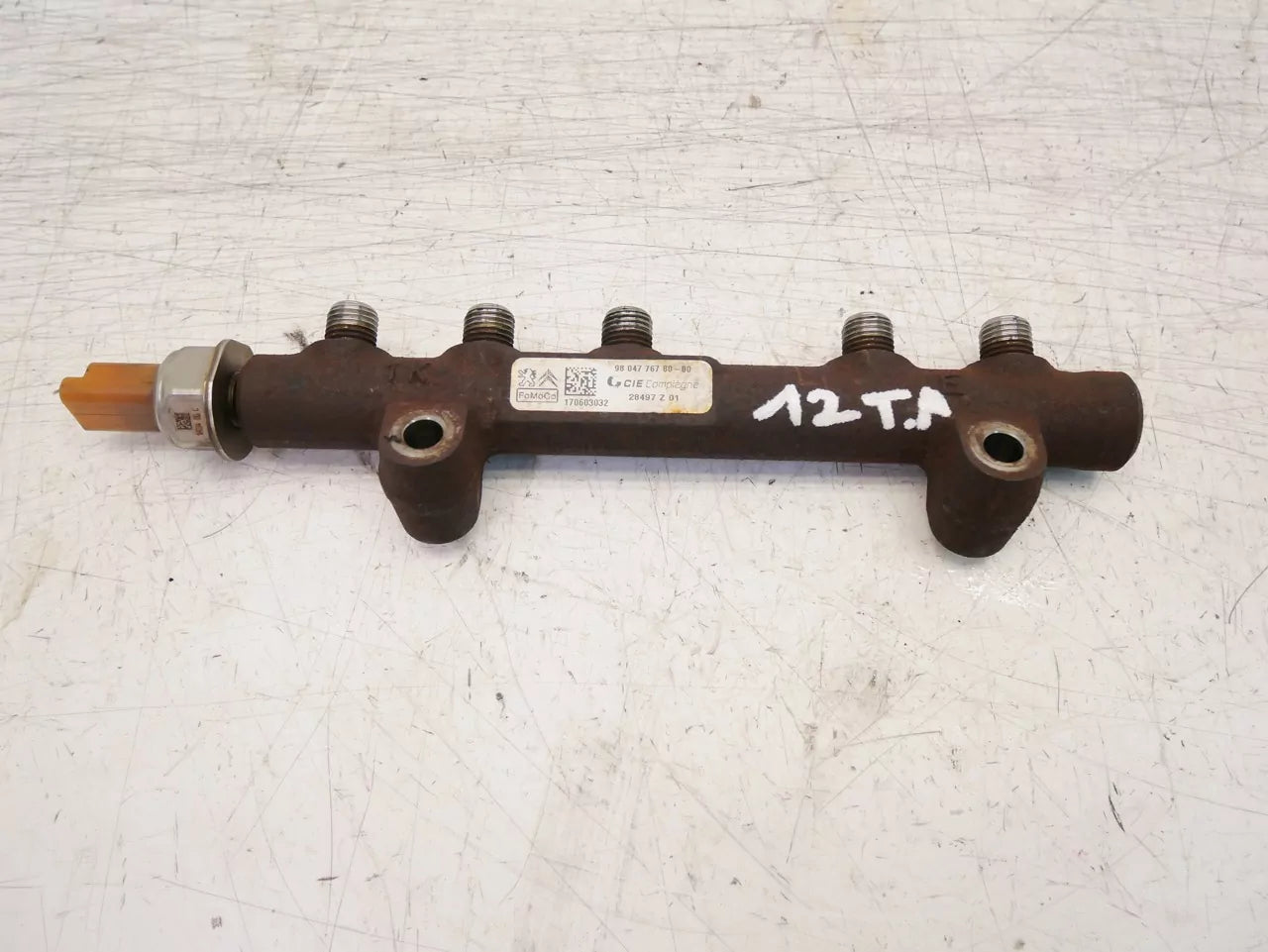 Rampa inyectora Peugeot 1,6 BlueHDi BHZ BH01 DV6FC 9804776780