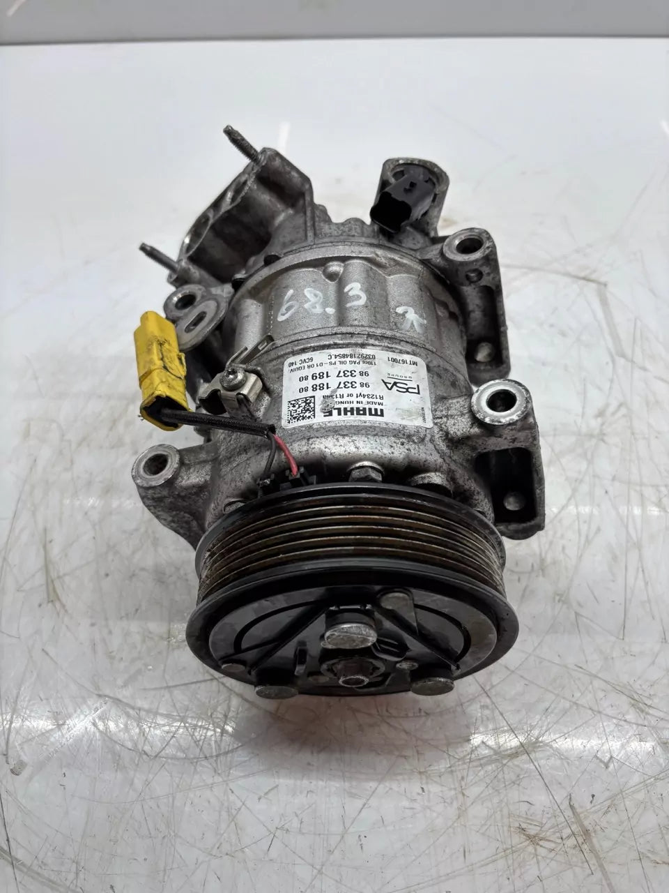 Compresor de aire acondicionado Peugeot 1,5 BlueHDi DV5RC YHZ YH01 9837718880
