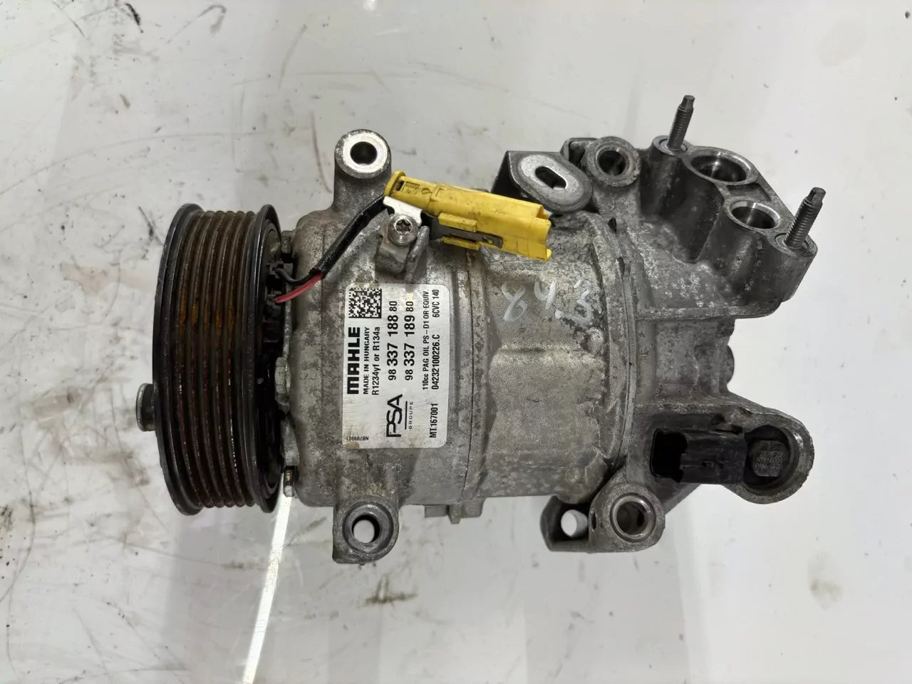 Compresor de aire acondicionado Peugeot 1,5 BlueHDi DV5RC YHZ YH01 9833718880