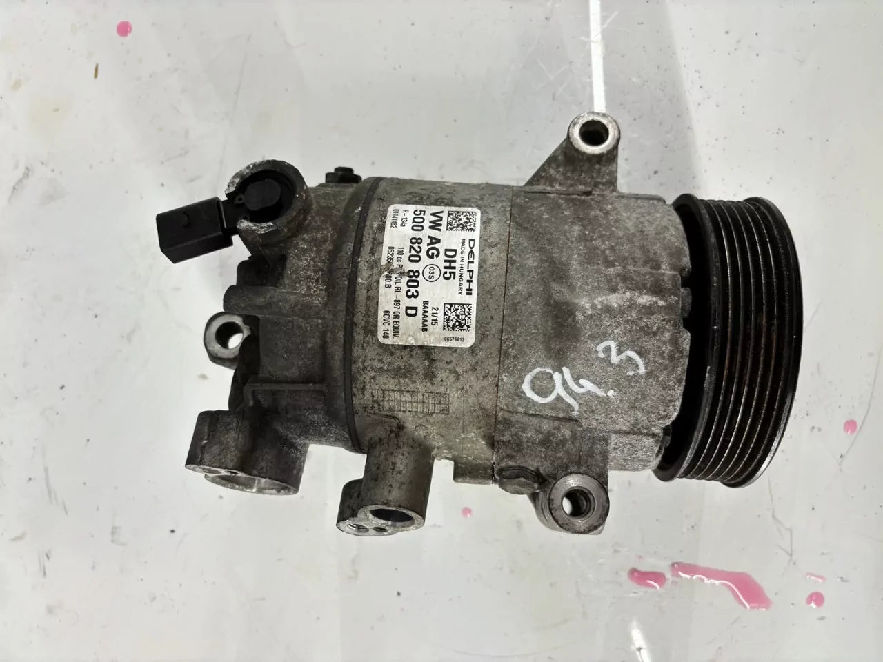 Compresor de aire acondicionado Skoda Seat Audi Volkswagen 1,6 TDI CXXB CXX 5Q0820803D