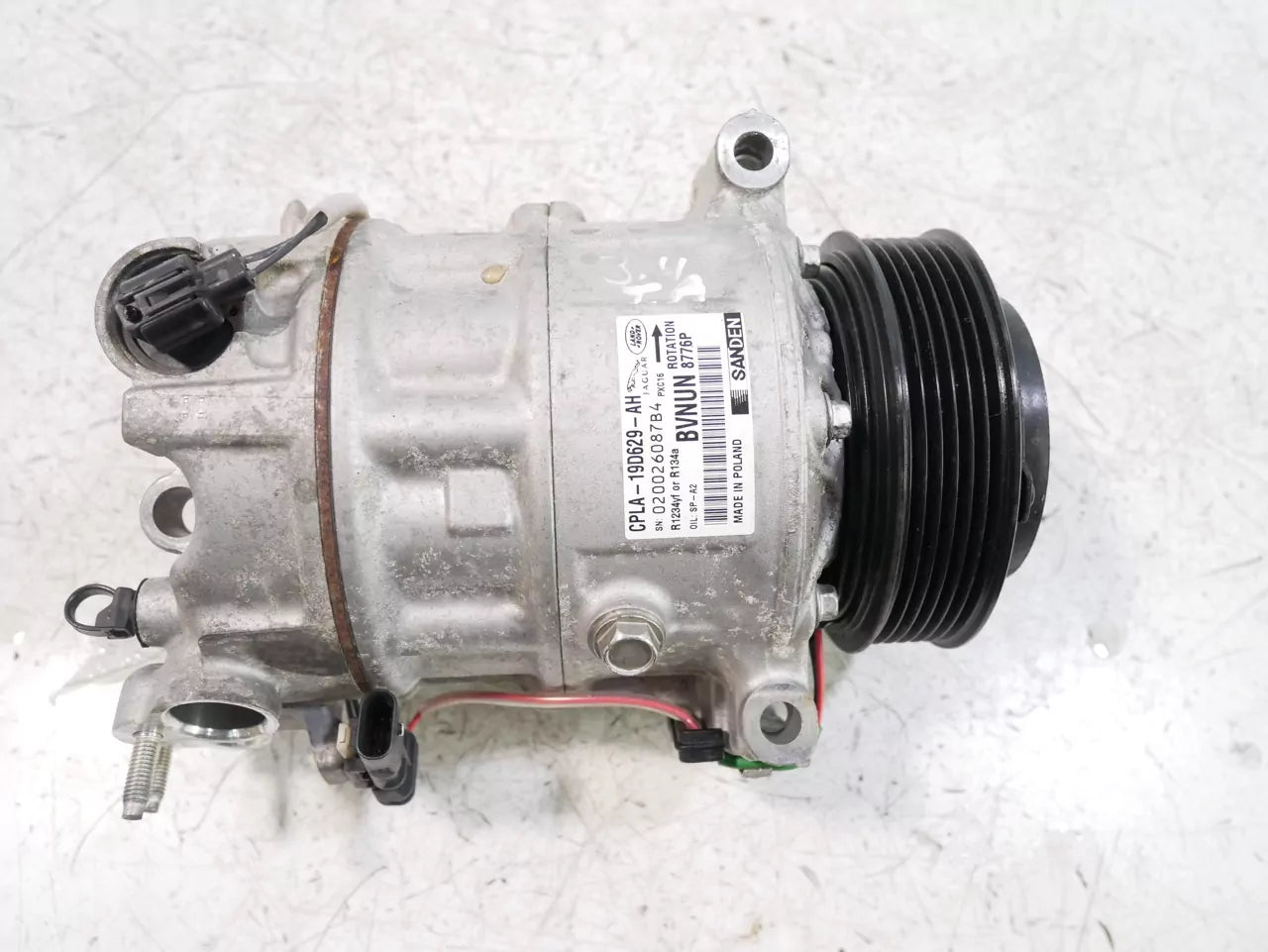 Compresor de aire acondicionado Land Rover 3,0 Gen2 306DT 306DTA TDV6 CPLA-19D629-AH