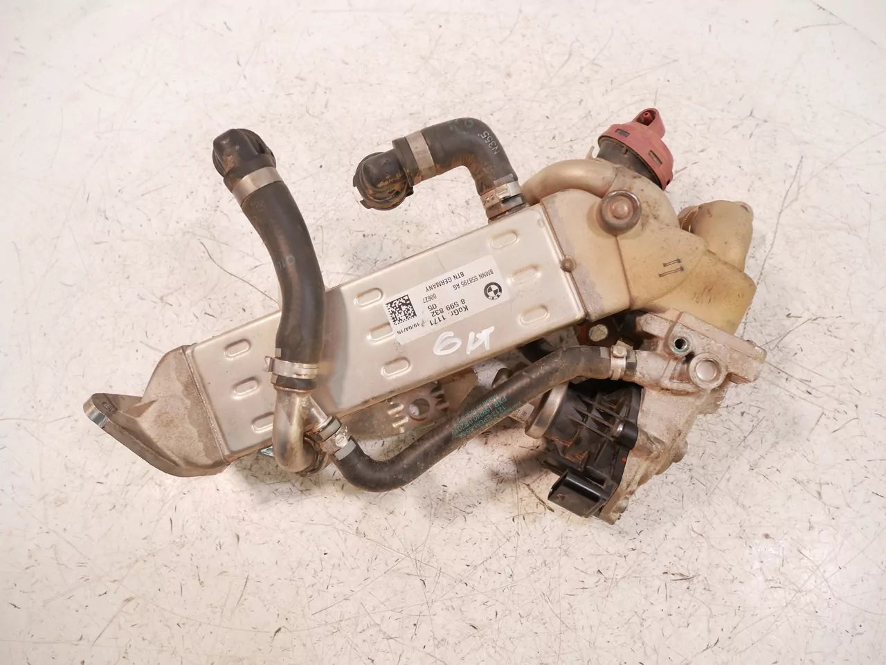 Refrigerador de gases escape BMW 3,0 30 d B57D30A B57D30O0 B57 8599832