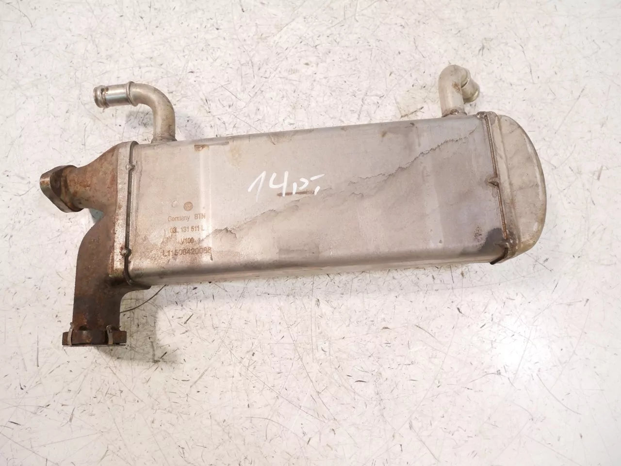 Refrigerador de gases escape Volkswagen 2,0 TDI CKUC CKU 03L131511L
