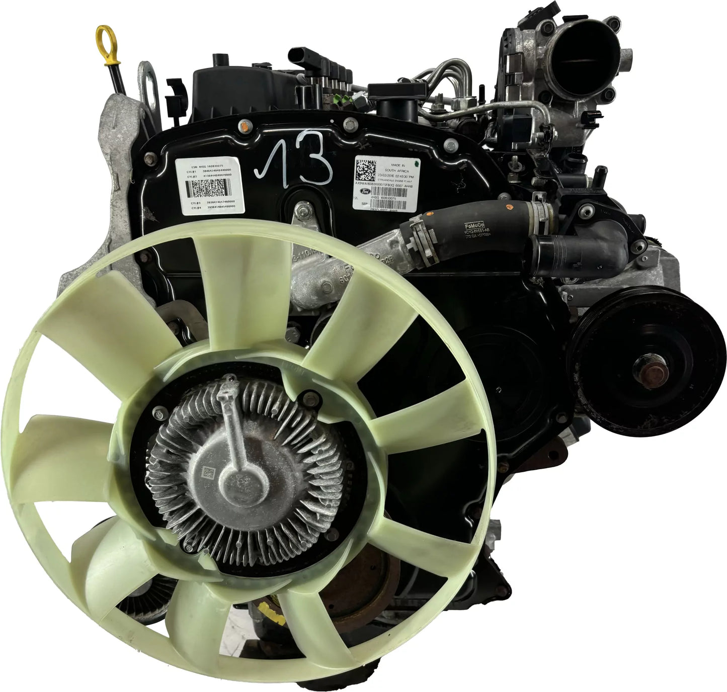 Motor Ford Ranger TKE 2.2 GBVAJQJ QJ2S FB3Q-6006-EA