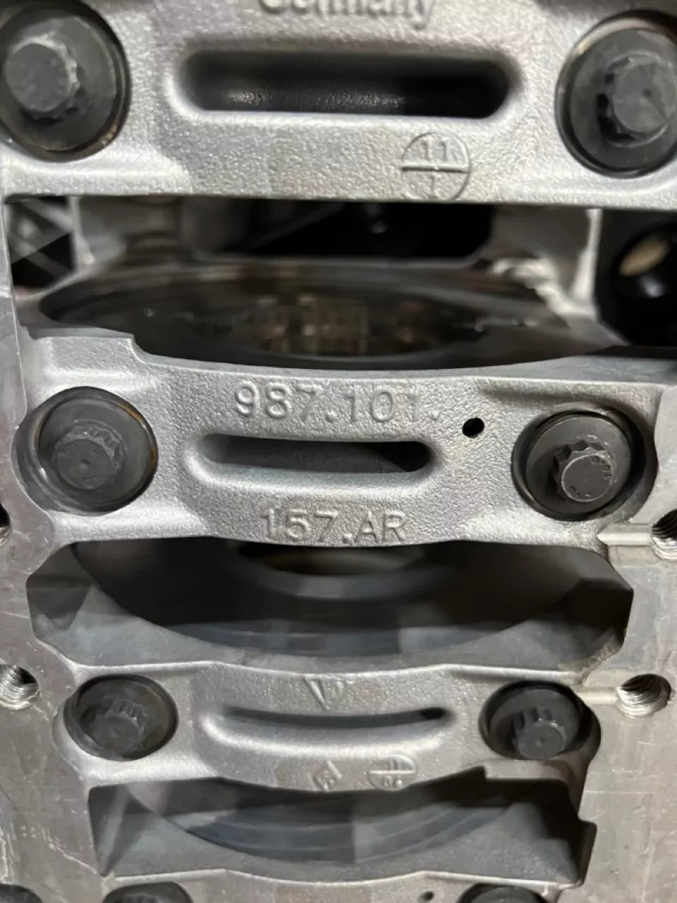 Cojinete del cigüeñal Porsche Boxster 986 M96 987101158AR 987101157AR
