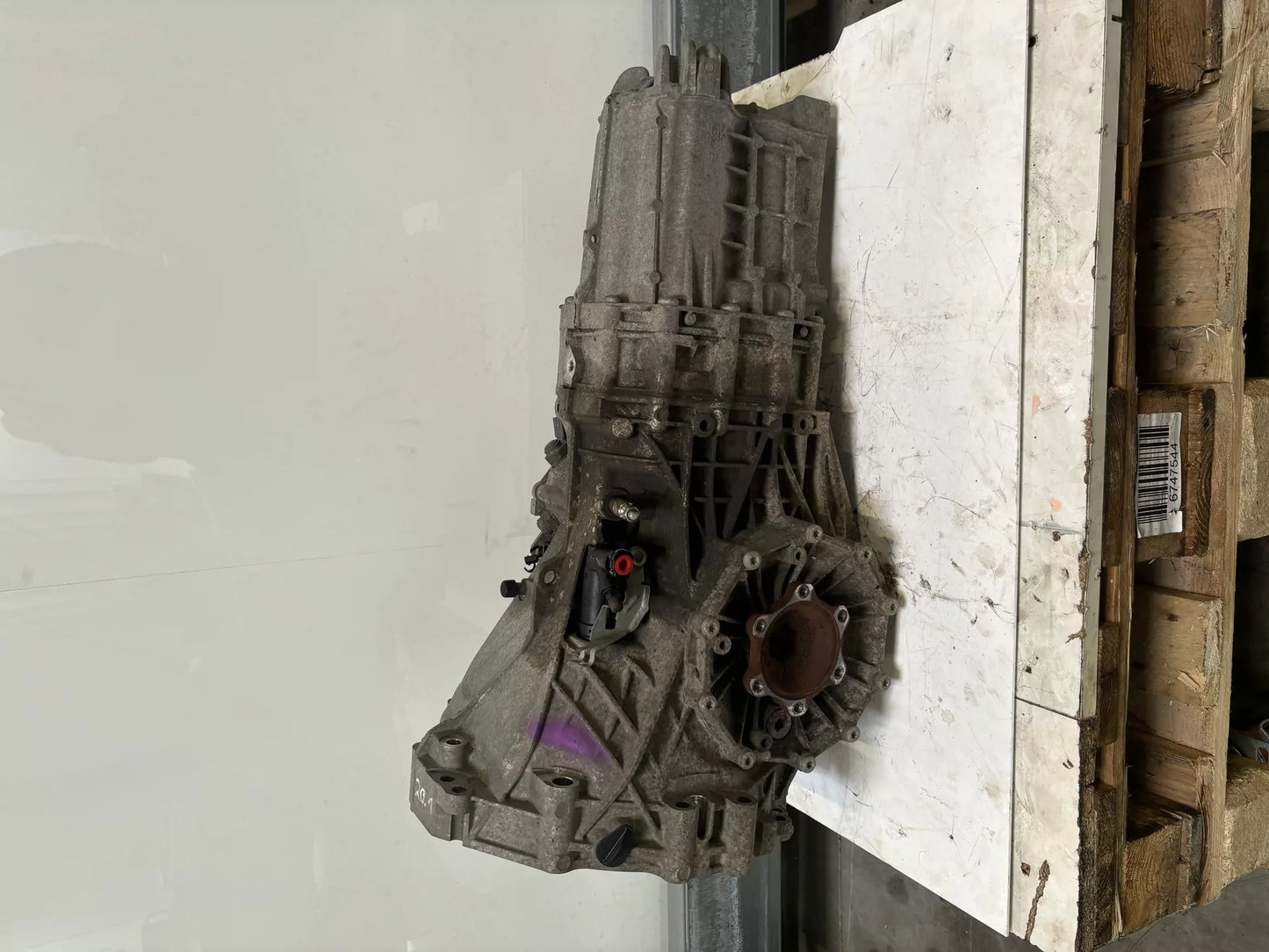 Caja de cambios manual Audi A4 B8 A6 4F 2.0 TDI CAGB CAG JWS 6 velocidades 01X300044P