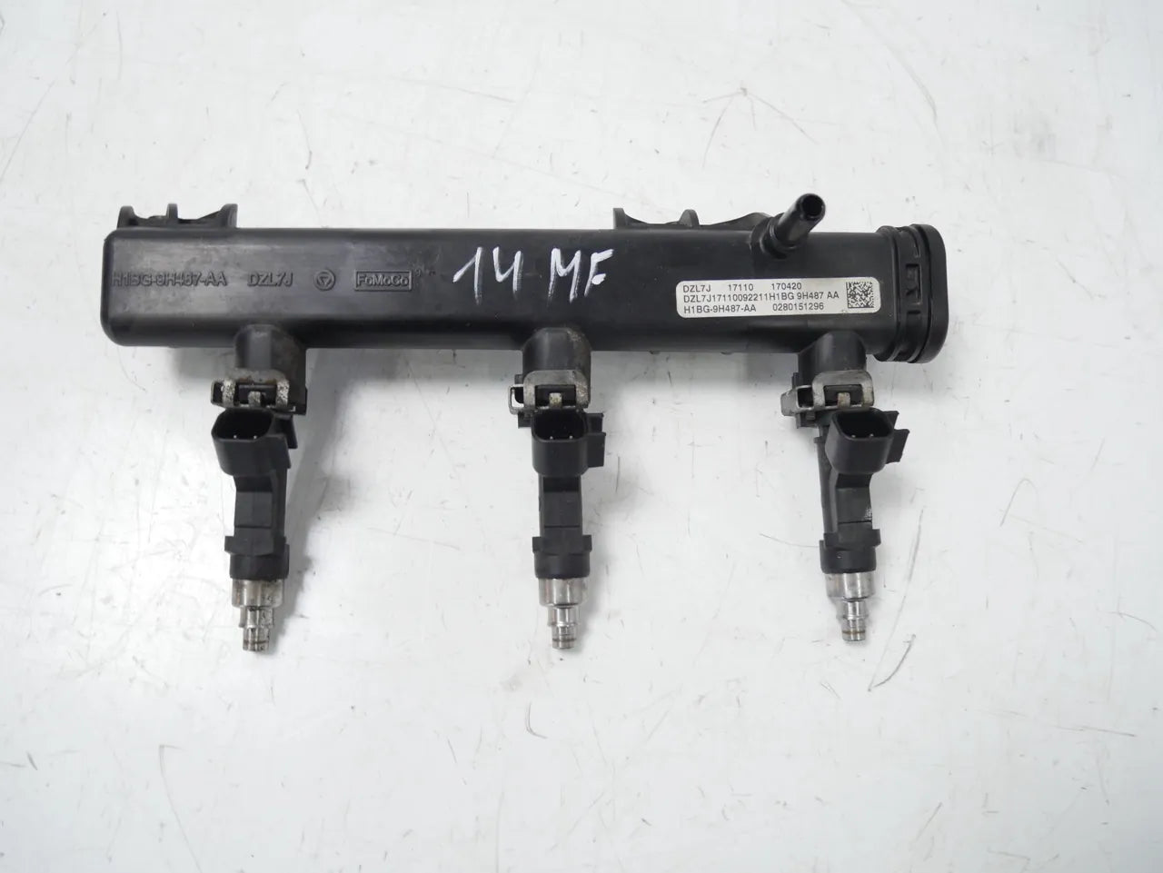 Barra de inyectores Ford Fiesta 1.1 Ti-VCT XYJB H1BG-9H487-AA