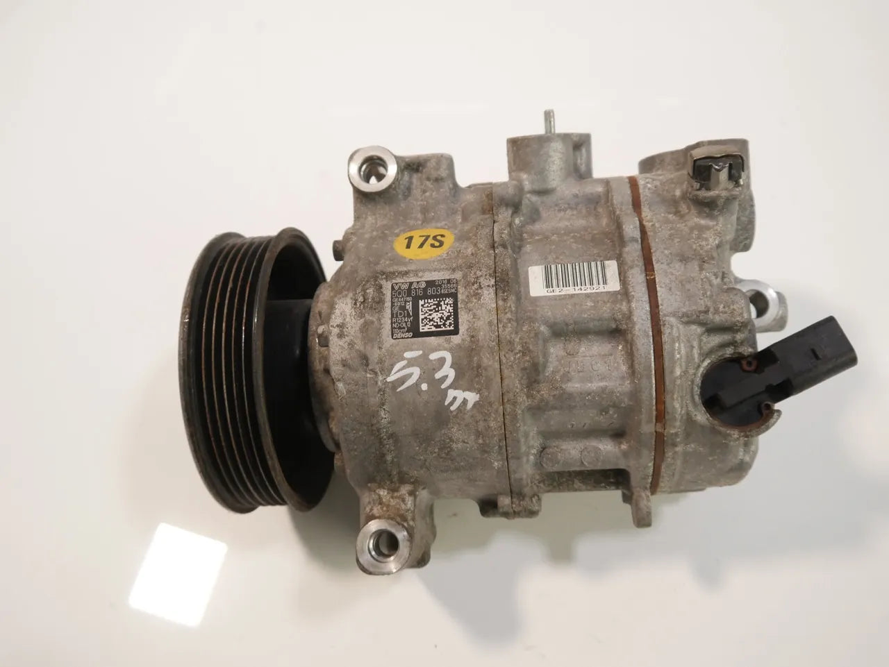 Compresor de aire acondicionado Seat Volkswagen Leon Golf MK7 2.0 Cupra GTI CJXH CJX 5Q0816803H