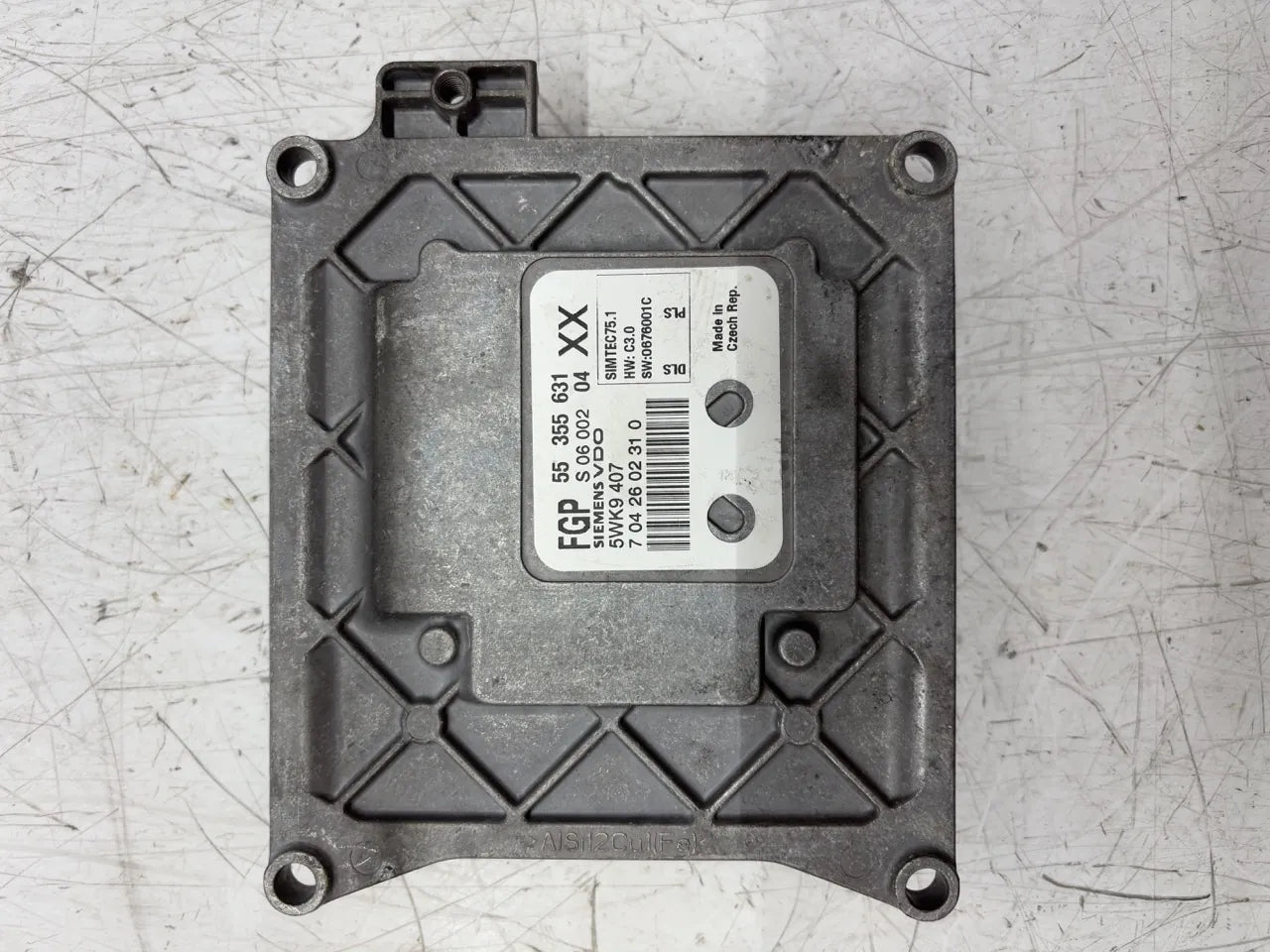 Unidad de control Opel Vectra C F68 F69 1.8 gasolina Z18XER 2H0 55355631