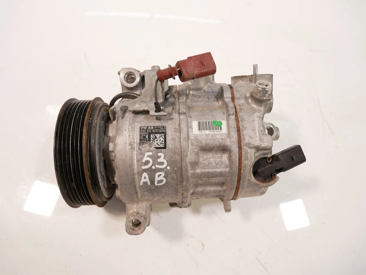 Compresor de aire acondicionado Audi Seat Volkswagen Arteon A3 Passat 2.0 TDI DTUA DTU 3Q0816803D