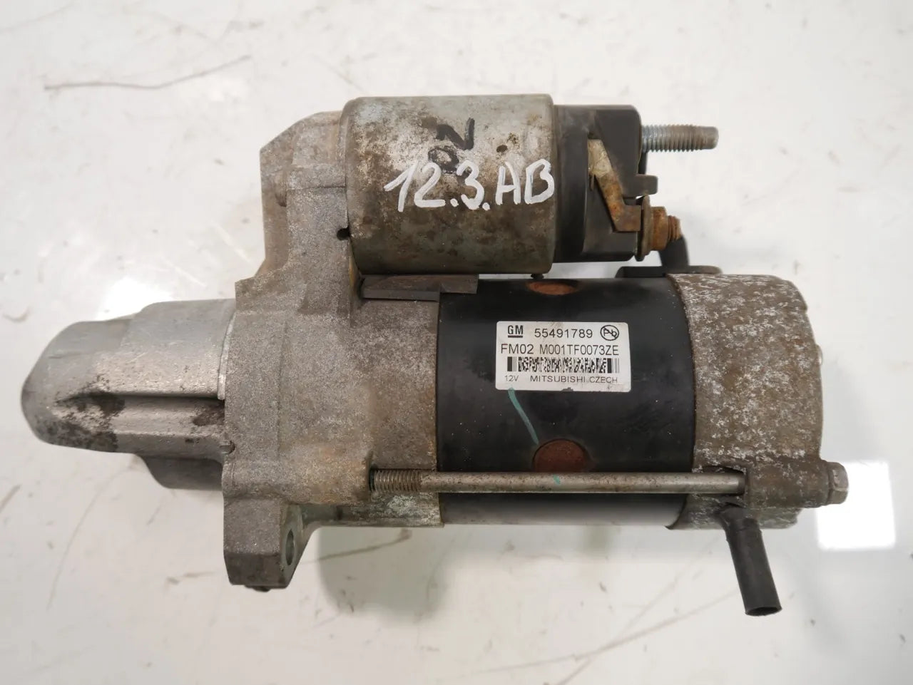 Motor de arranque Opel Astra Insignia Mokka 1.6 CDTi B16DTH LVL 55491789