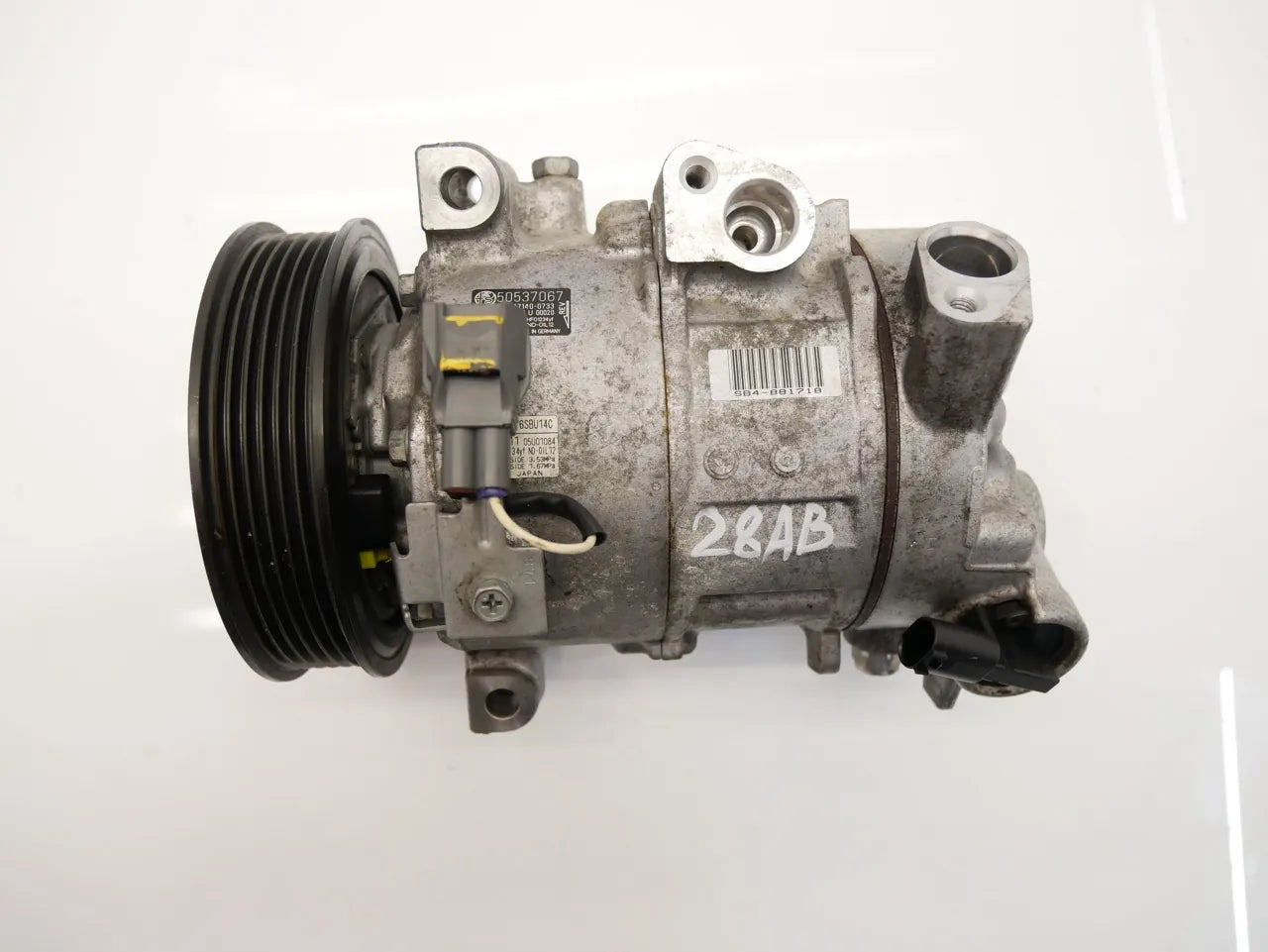 Compresor de aire acondicionado Alfa Romeo Guilia 952 2.9 670052588 670050436 50537067