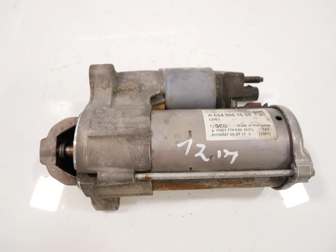 Motor de arranque Mercedes-Benz Vito W447 2.0 d OM654.920 654.920 OM654 A6549061600