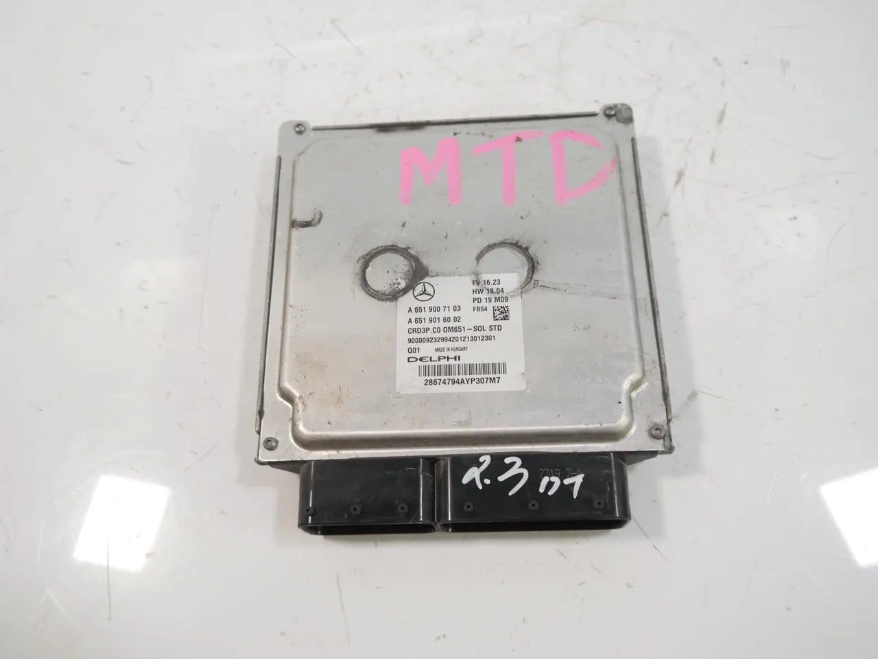 Unidad de control Mercedes-Benz Sprinter B907 2.2 Euro6 OM651.958 651.958 A6519007103