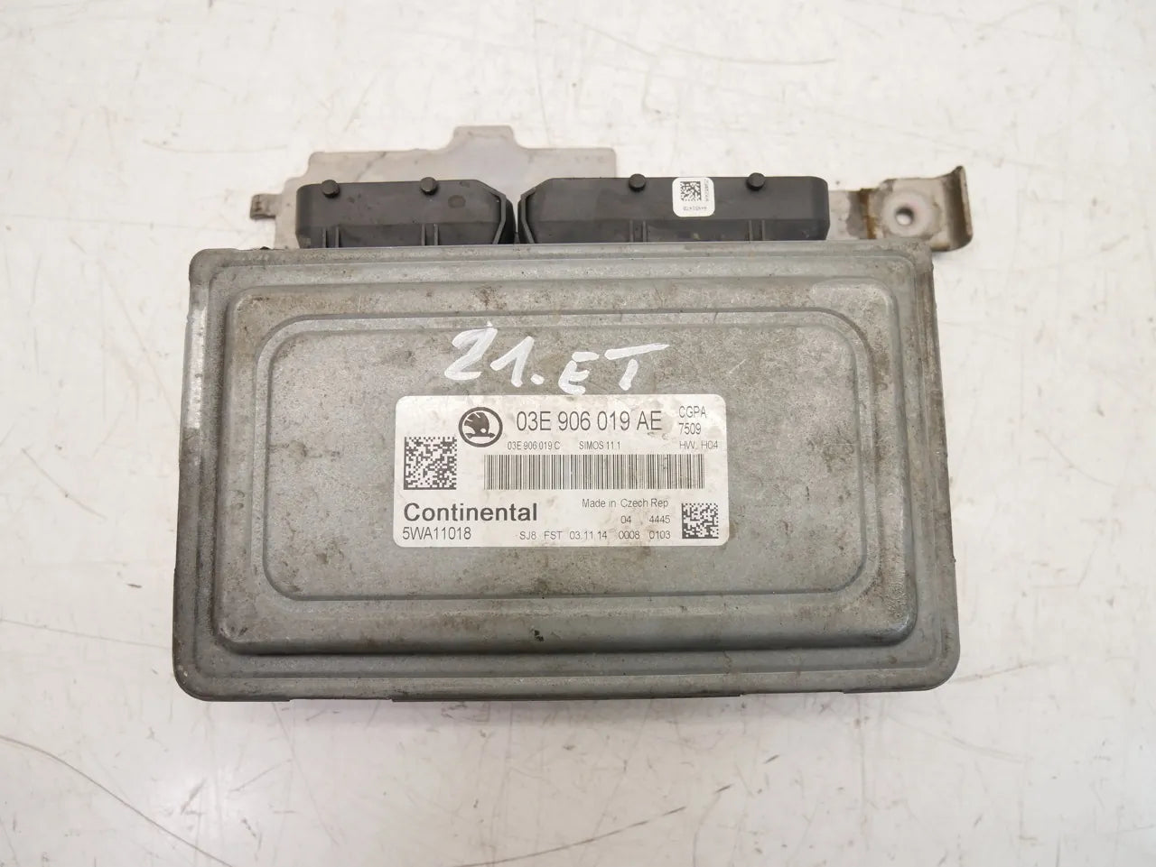 Unidad de control Skoda Seat Volkswagen Ibiza Fabia Polo 1.2 CGPA CGP 03E906019AE