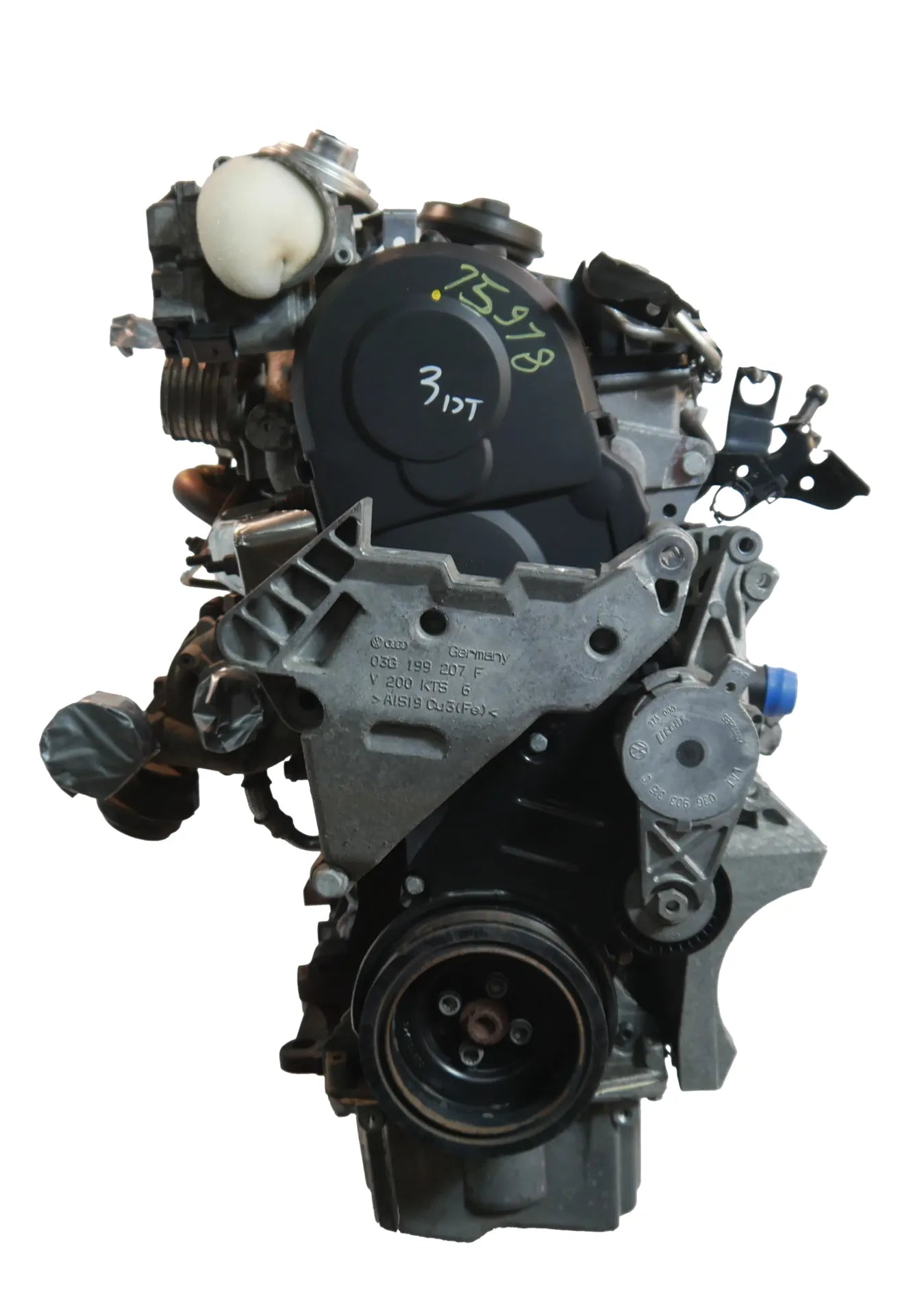 Motor Audi Seat Skoda Volkswagen A3 Leon Octavia Golf V 1.9 TDI BXE 03G100035M
