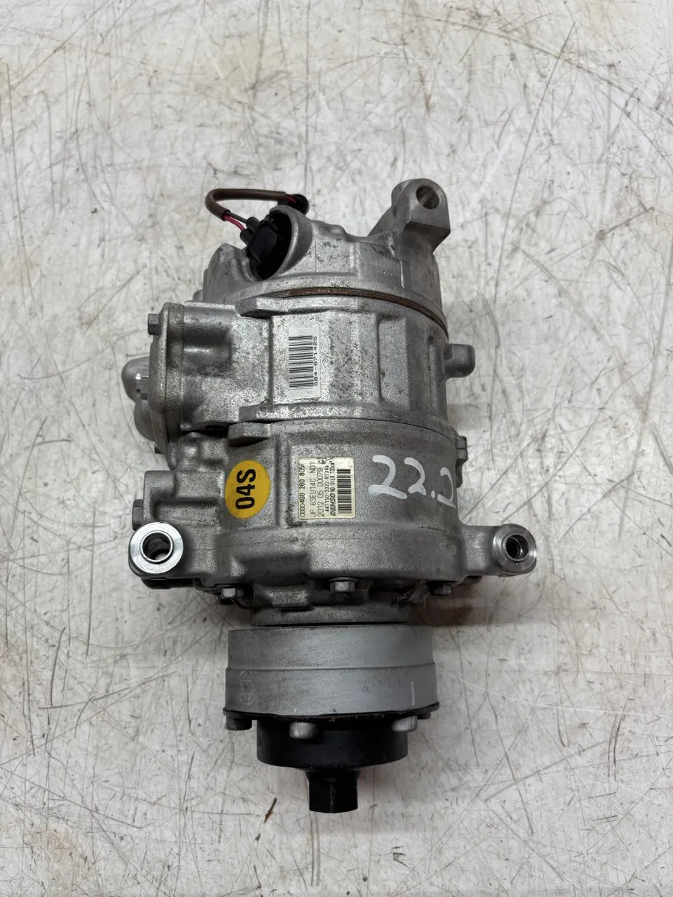 Compresor de aire acondicionado Audi A6 C7 S6 A7 S7 4.0 quattro V8 CEUC CEU 4G0260805F
