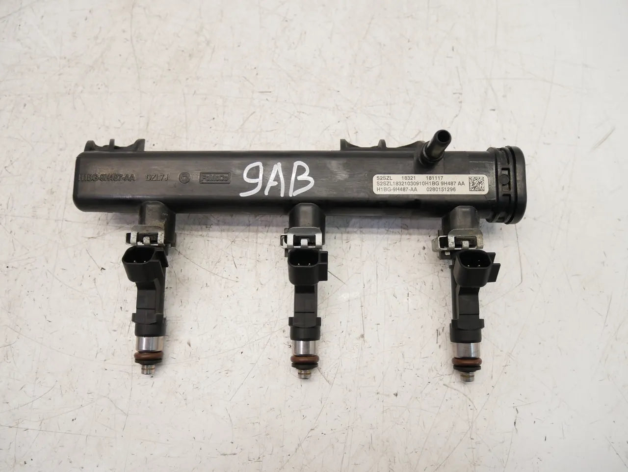 Barra de inyectores Ford Fiesta VII 1.1 Ti-VCT XYJD H1BG-9H487-AA