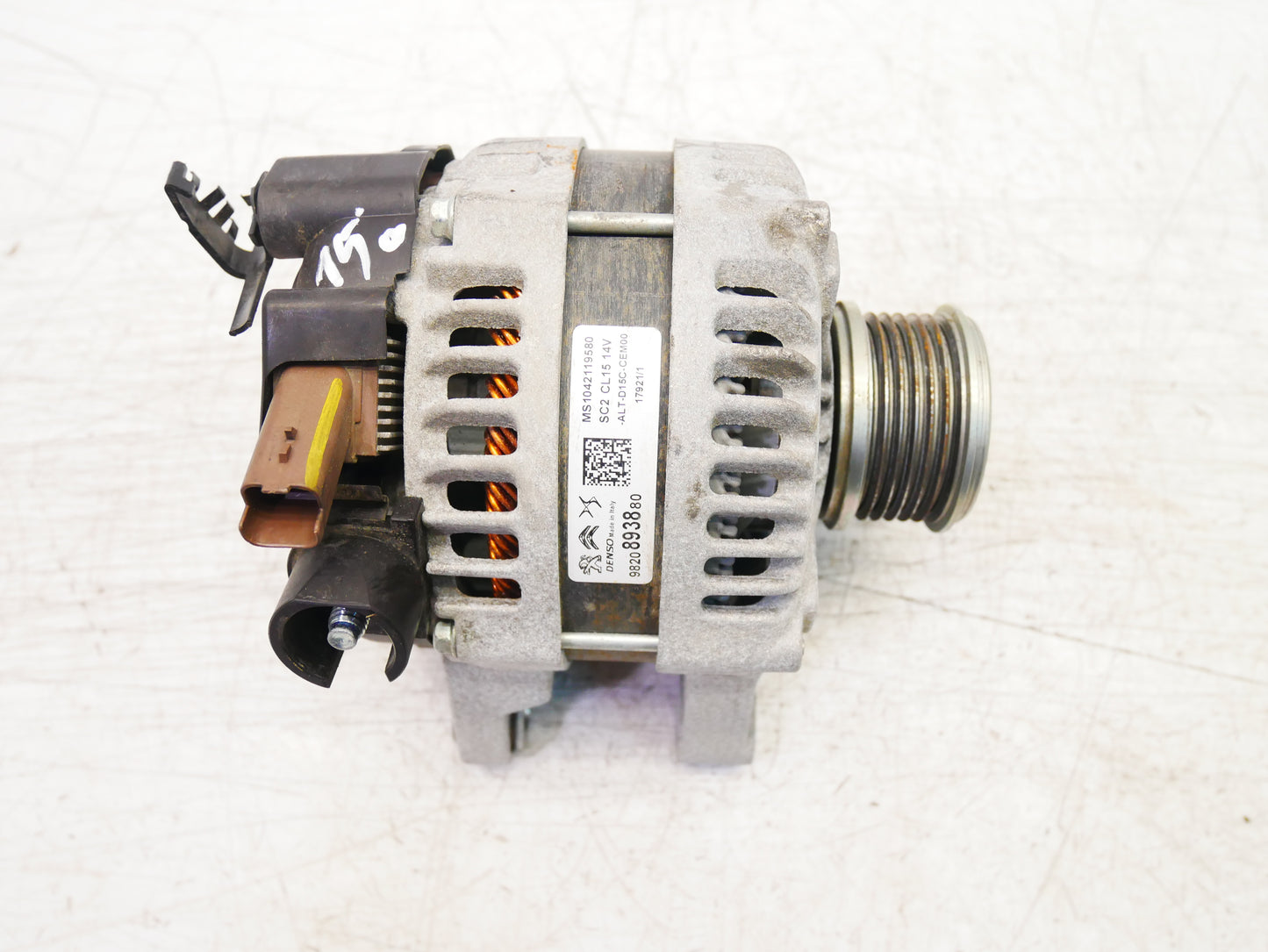 Alternador – Peugeot 1,5 BlueHDi Diesel YHZ DV5RC YH01 9820893880