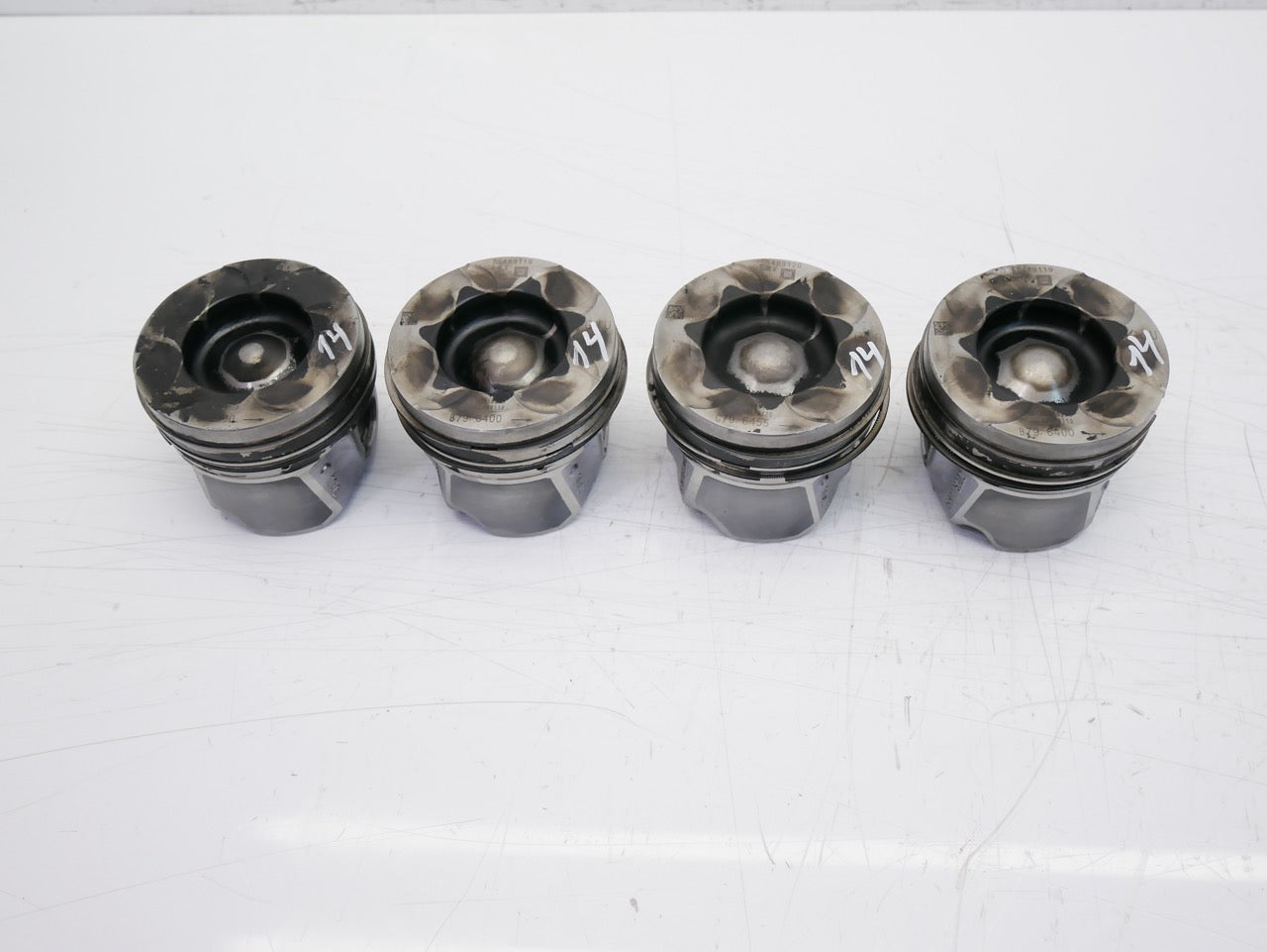 4 pistones – Opel Vauxhall Astra Mokka 1,6 CDTi B16DTU B16 LWV 0687776302