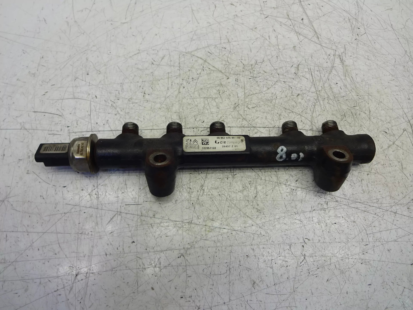 Rampa inyectora Ford C-Max Focus Grand C-Max 1,6 D TDCi Diesel T1DA 9H06 9685297580