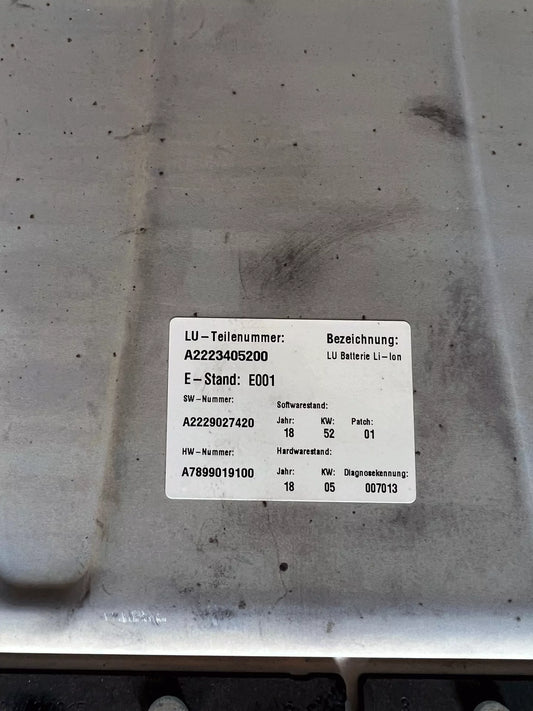Batería de alto voltaje Mercedes-Benz Clase S W222 3.0 M276.824 A2223405200