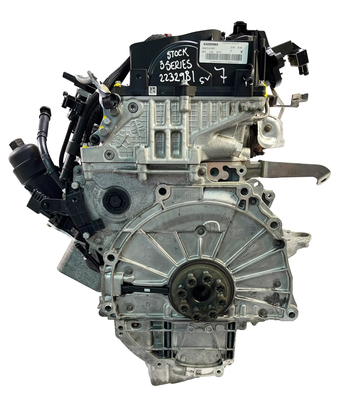 Motor BMW Serie 3 F30 F31 F80 2.0 320d Diesel B47D20A B47 11002455623